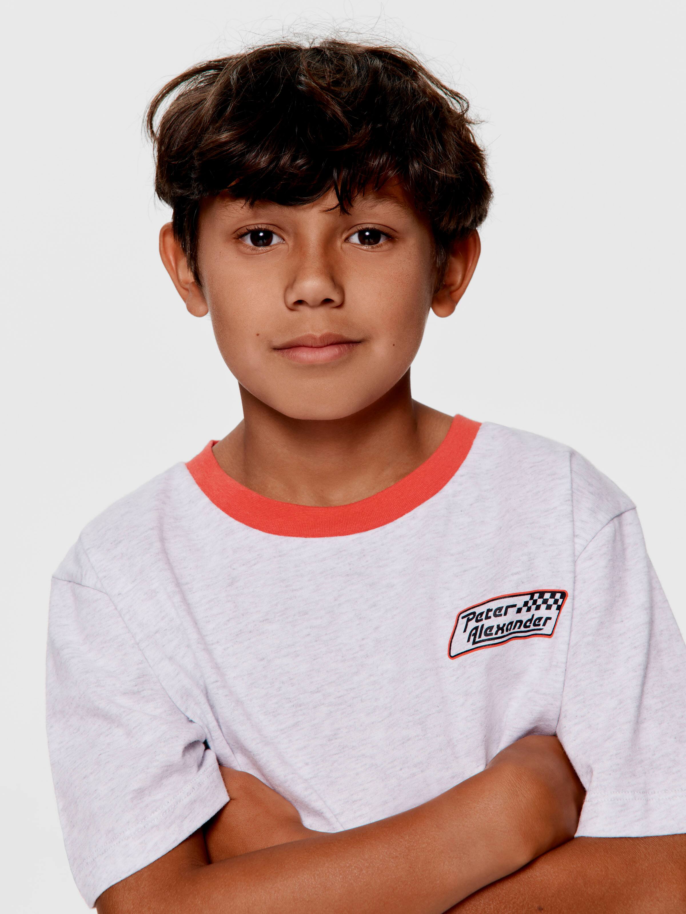 Boys Racing Stripe 100% Cotton Short Pj Set