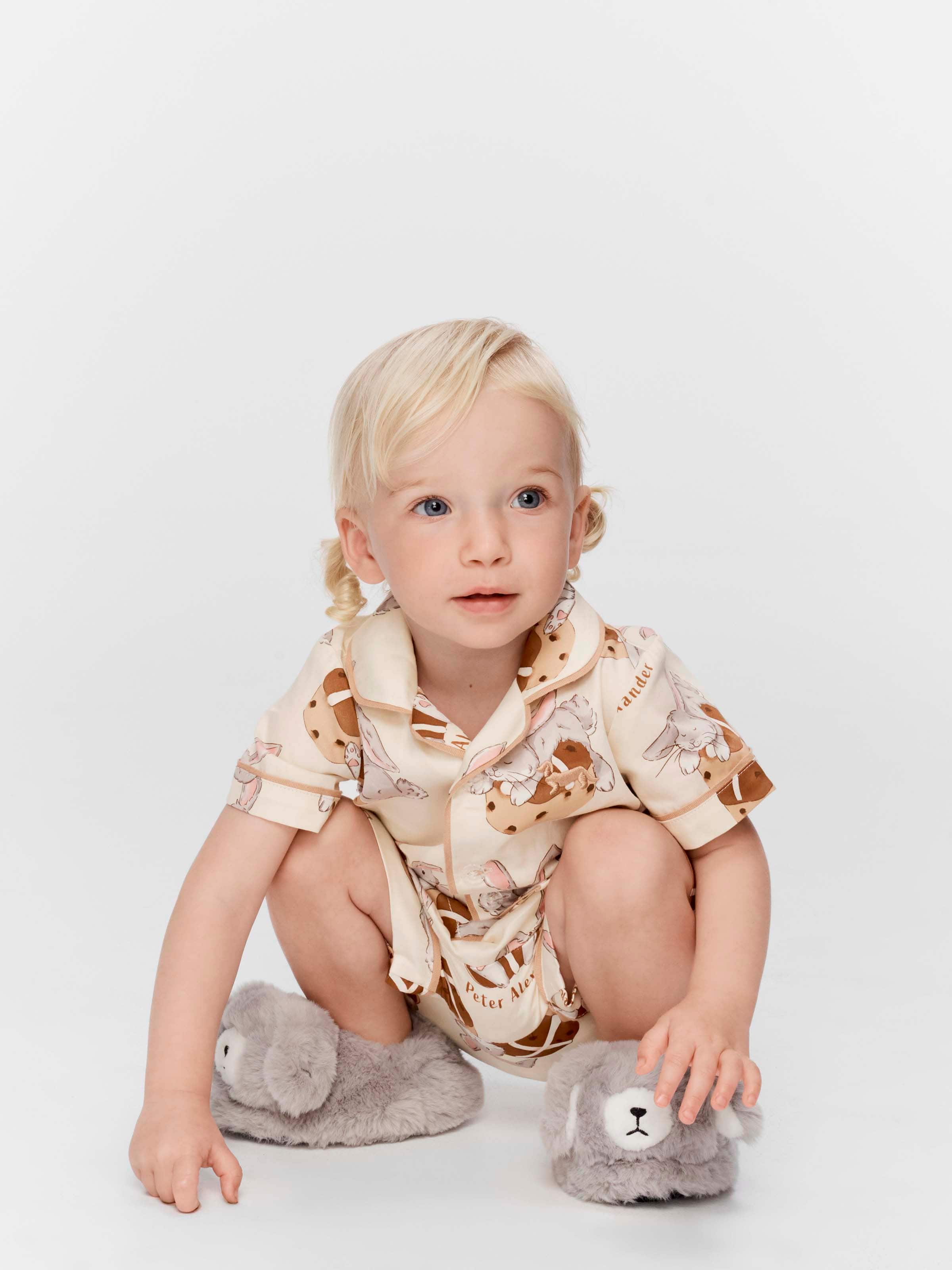 Baby Hot Cross Buns 100% Cotton Short Classic Pj Set