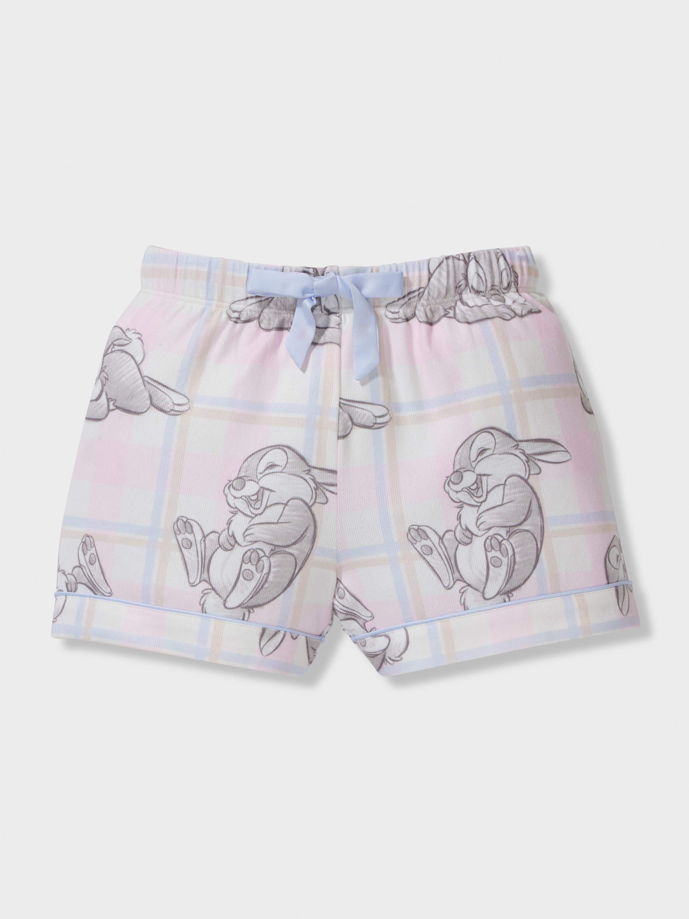 Jnr Girls Disney Thumper Plush Short Classic Pj Set