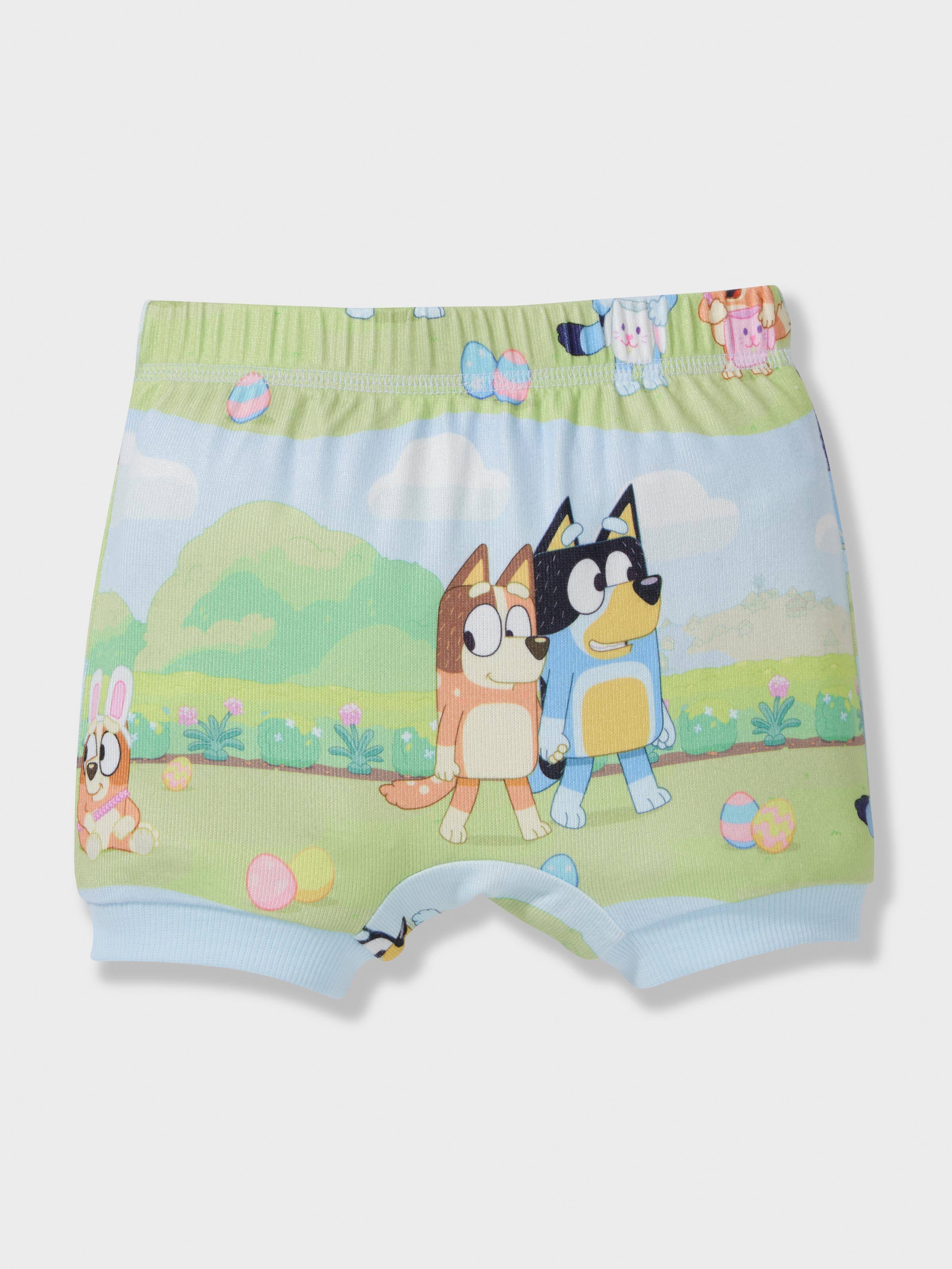 Baby Bluey Plush Short Pj Set