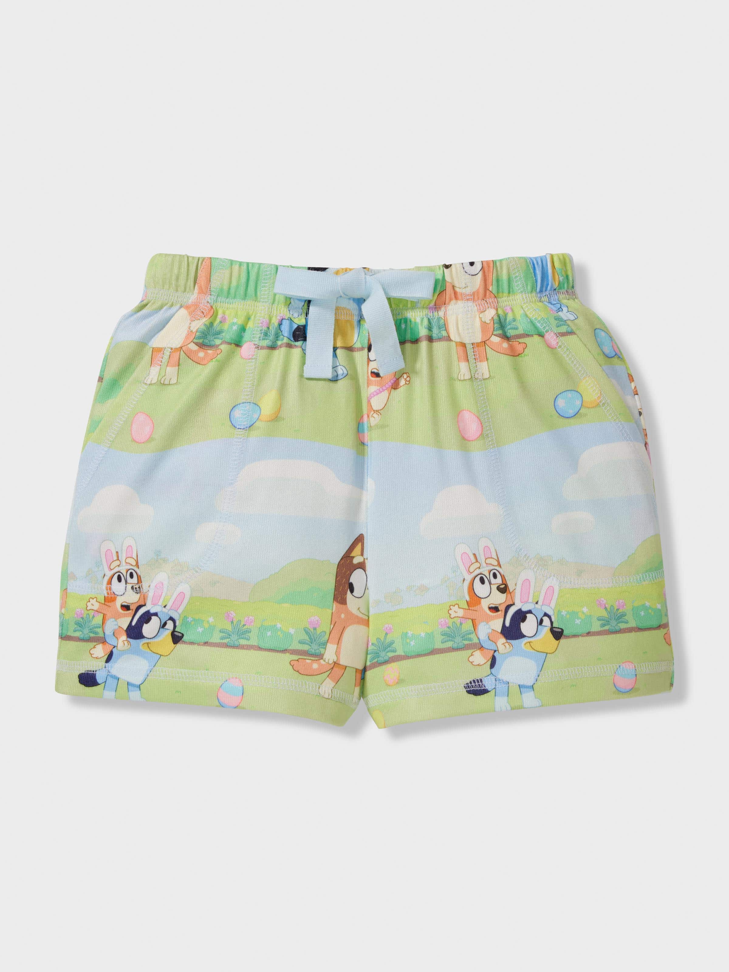 Jnr Kids Bluey Plush Short Pj Set