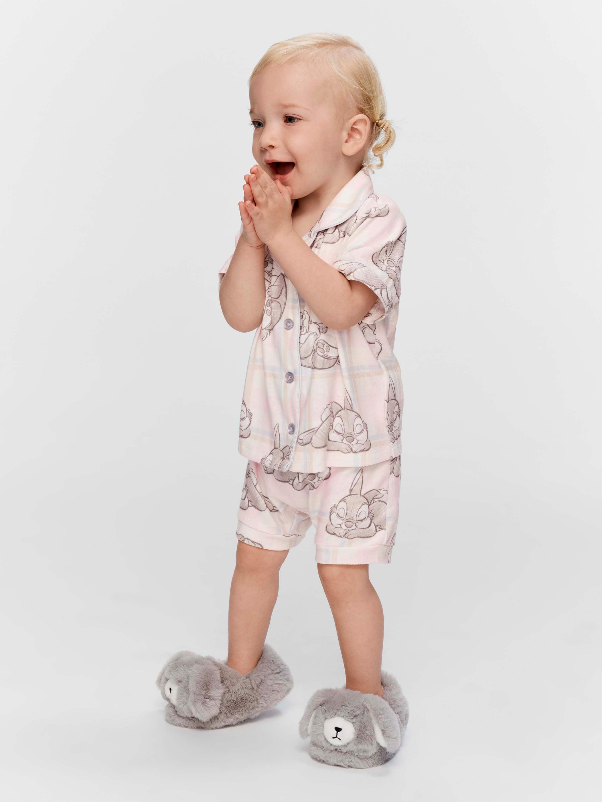 Baby Girl Disney Thumper Plush Short Classic Pj Set