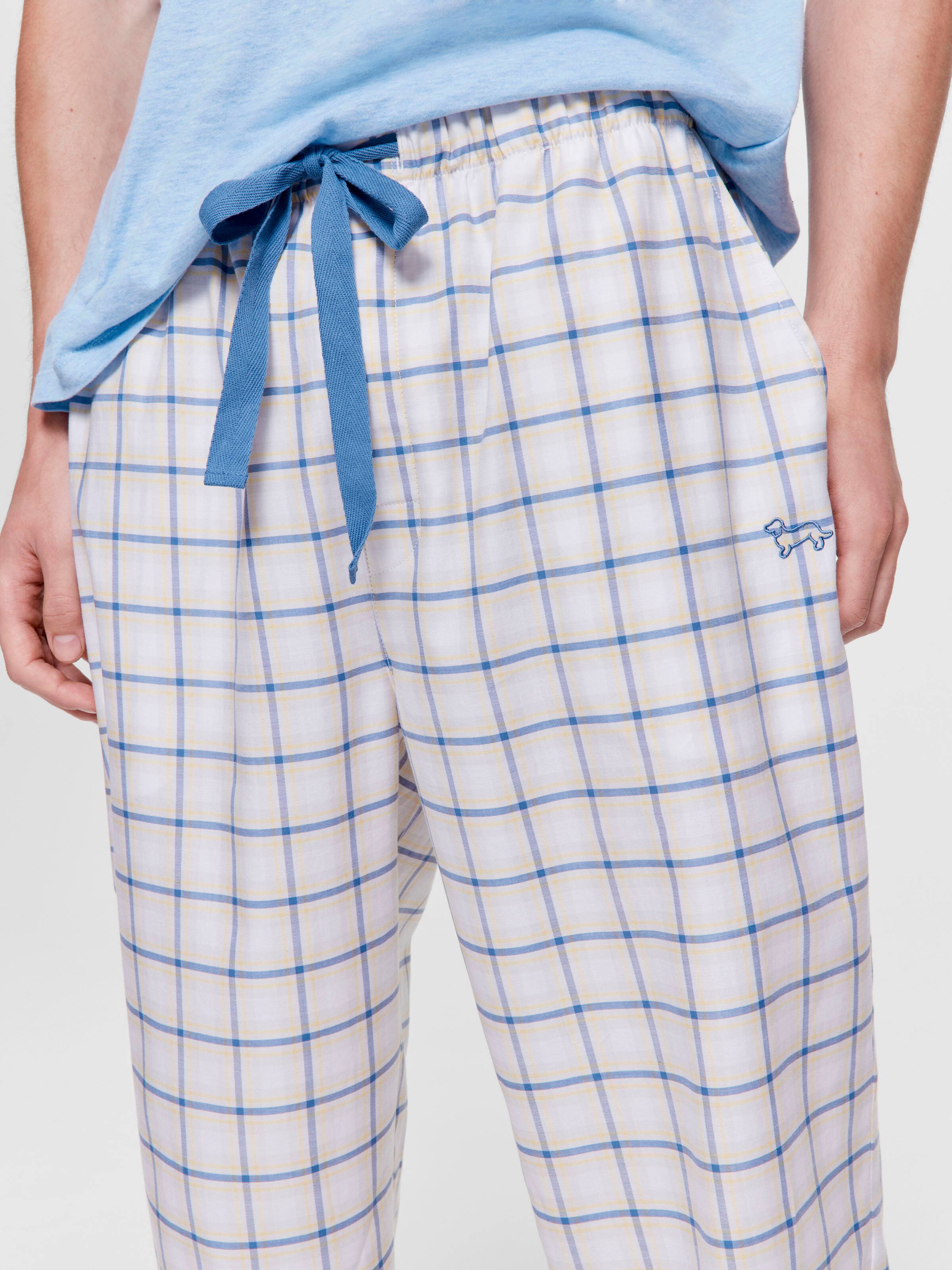 Micro Check Pj Bottom