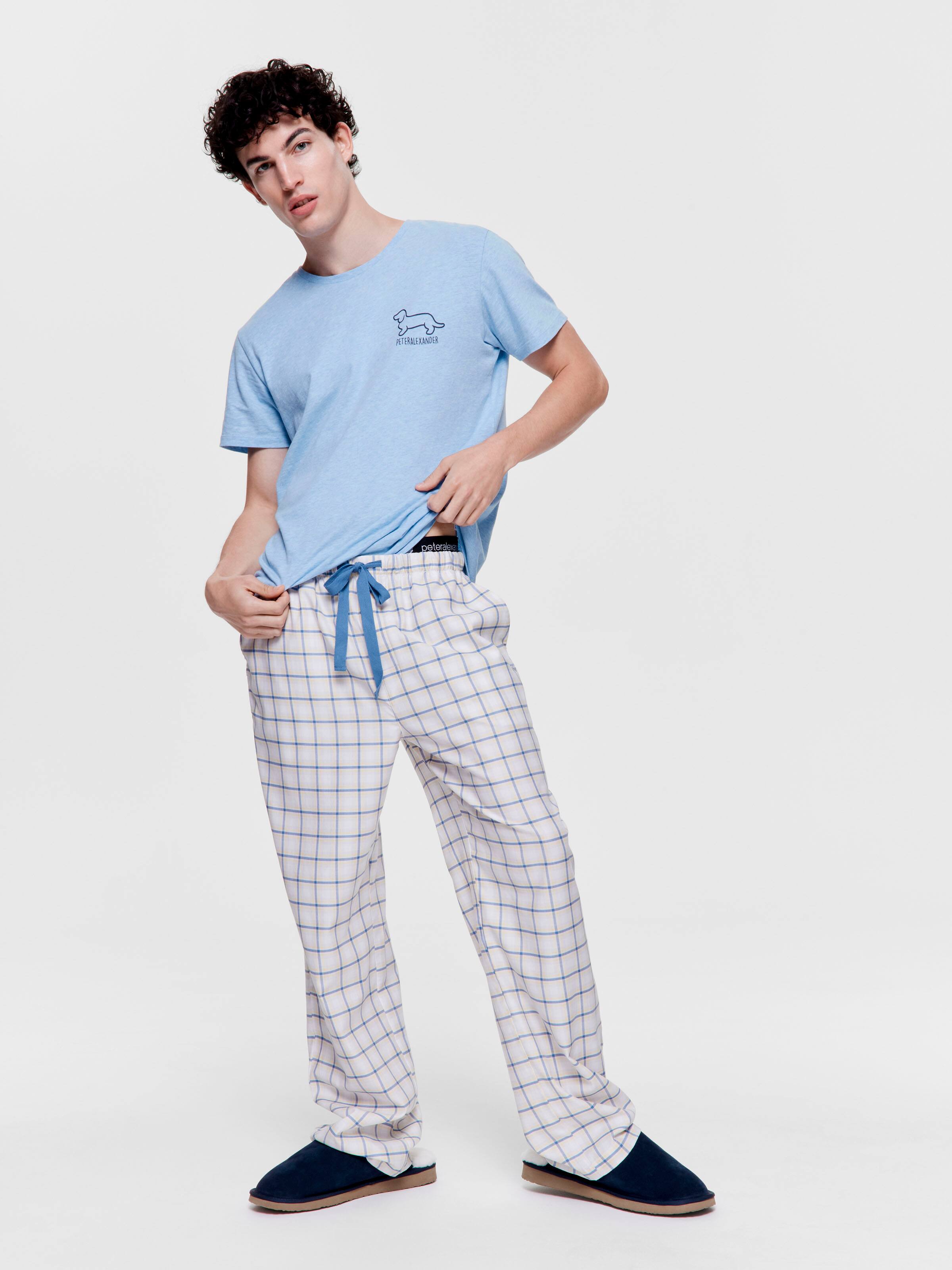 Micro Check Pj Bottom