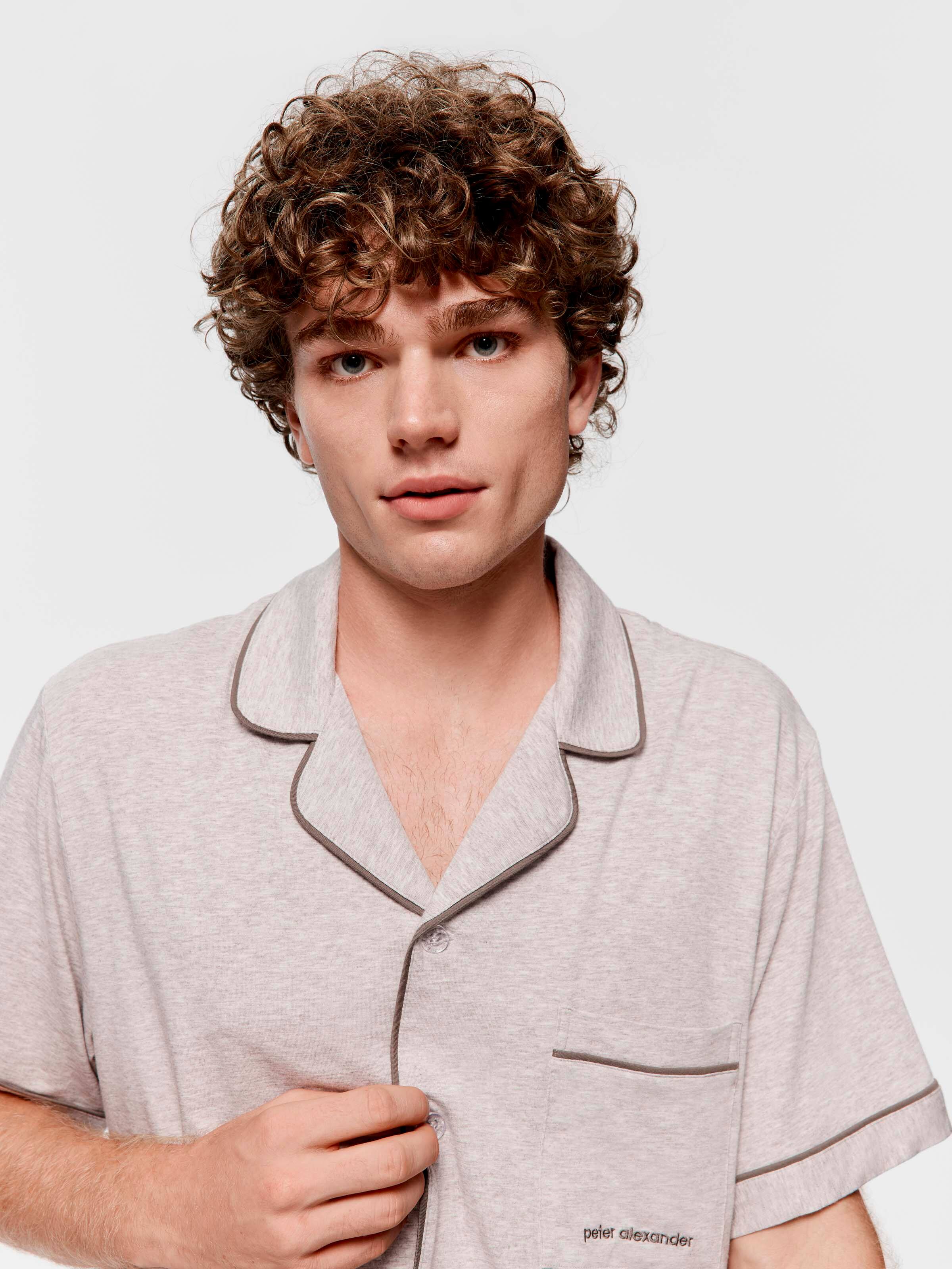 Mocha Bamboo Short Sleeve Pj Set