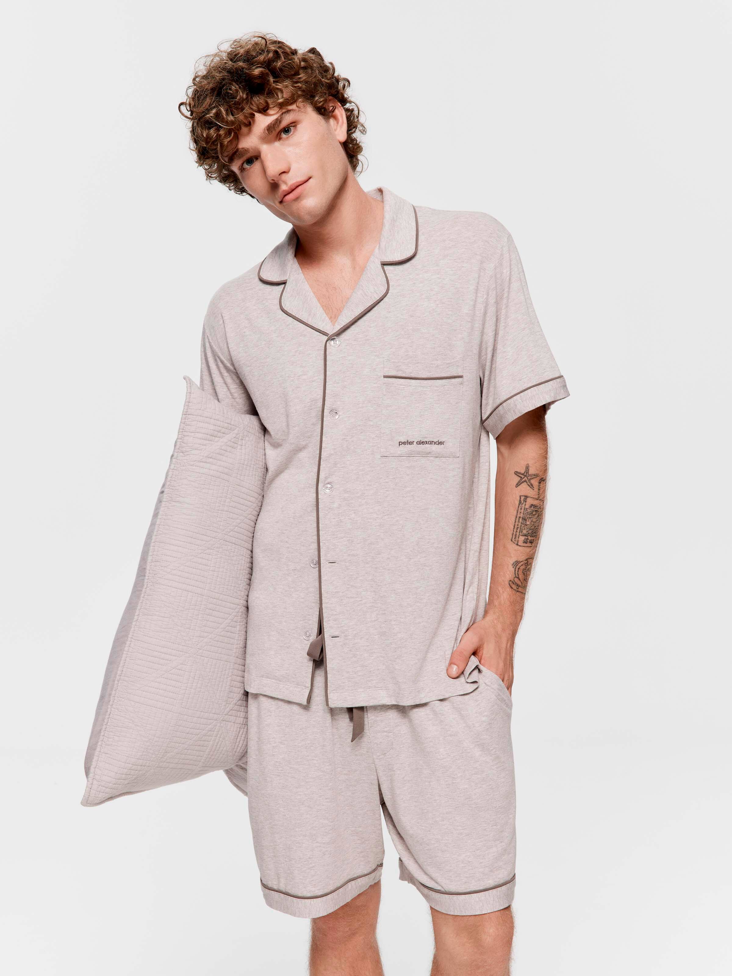 Mocha Bamboo Short Sleeve Pj Set