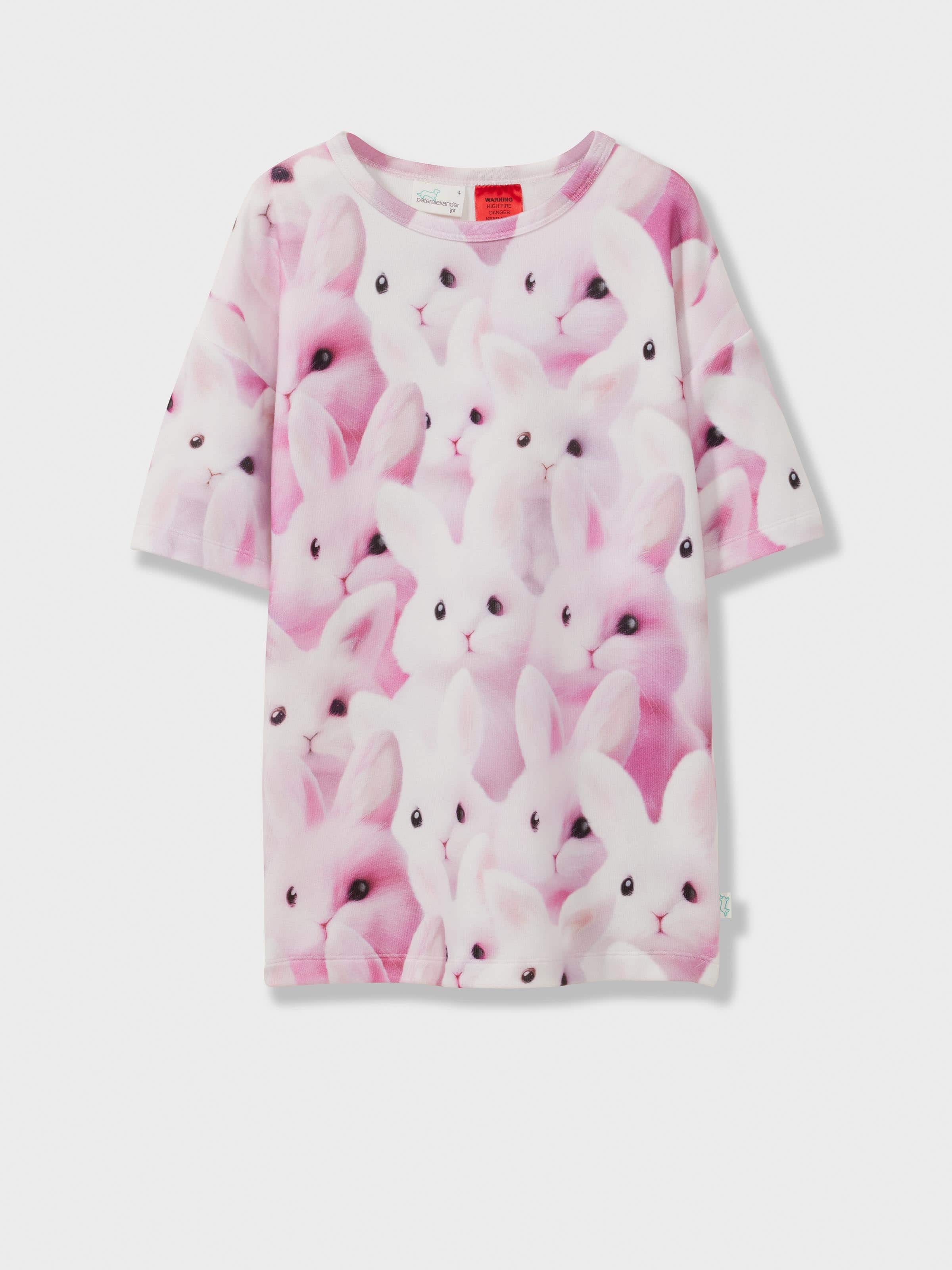 Jnr Girls Soft Bunny Plush Nightie