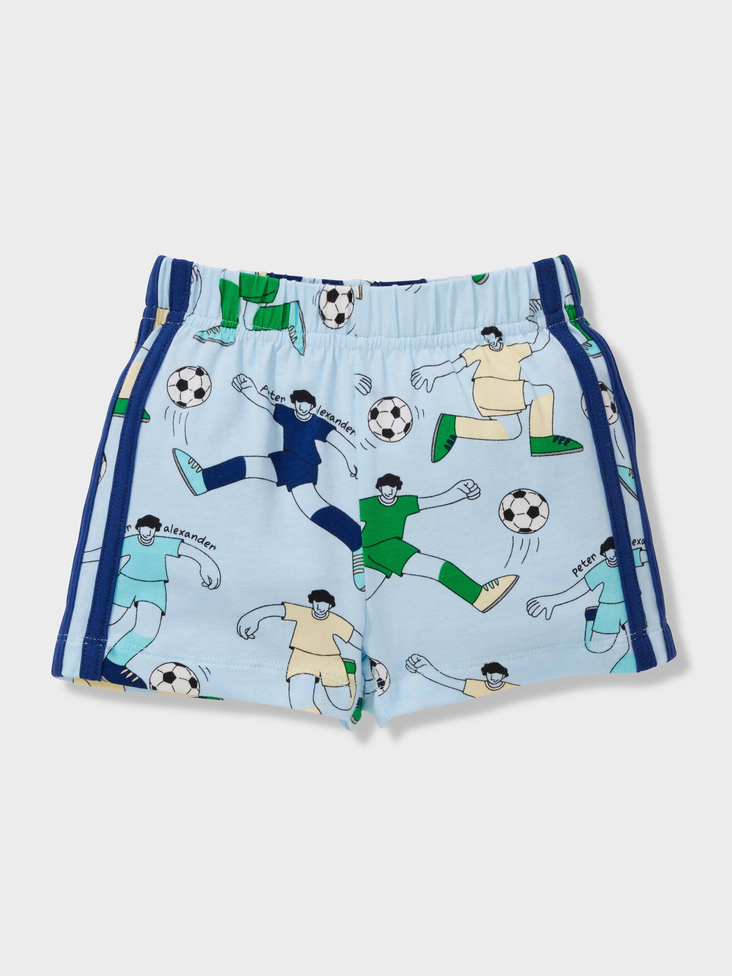 Baby Football Striker Short Pj Set