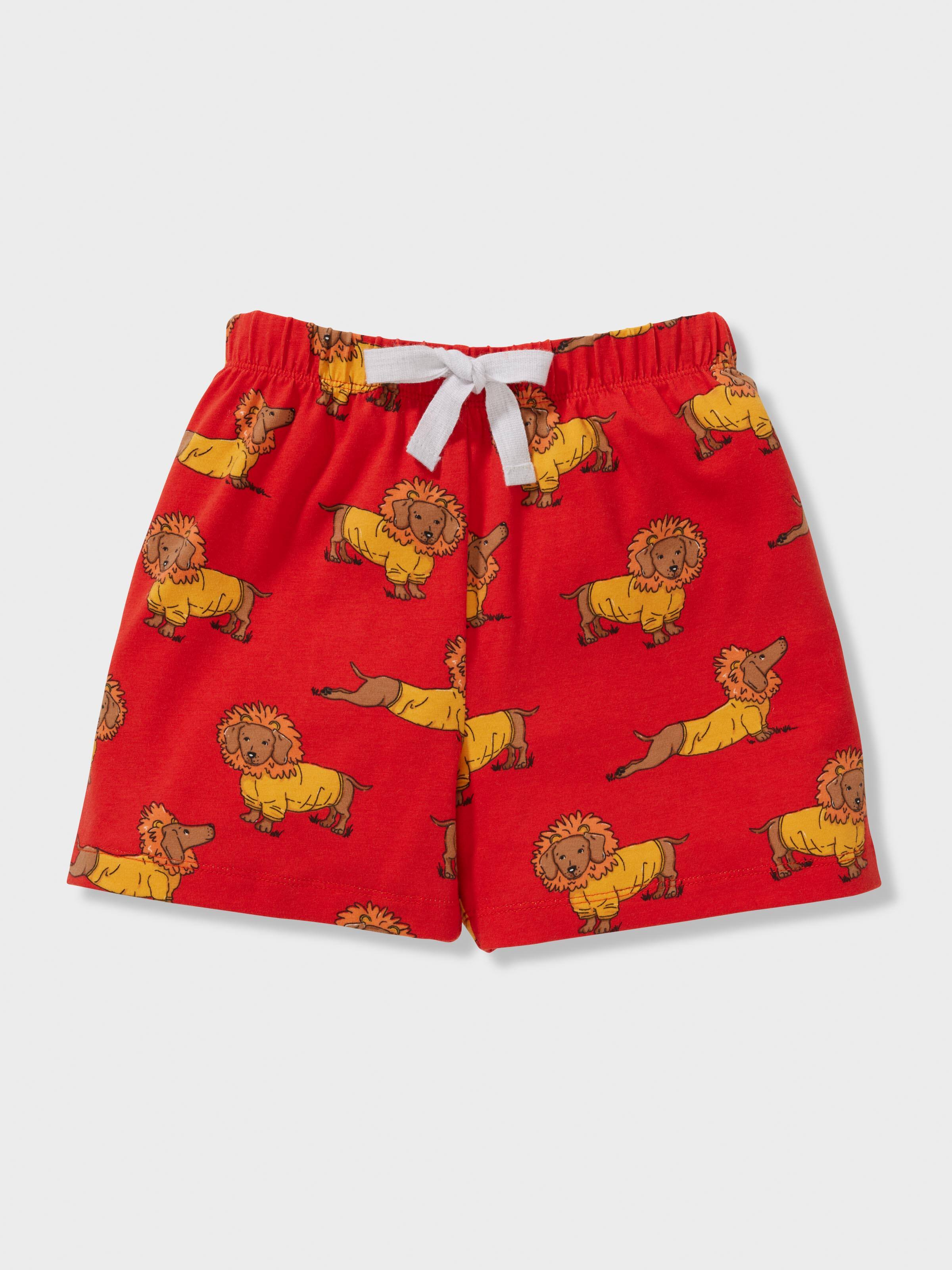 Jnr Boys Football Lions Short Pj Set