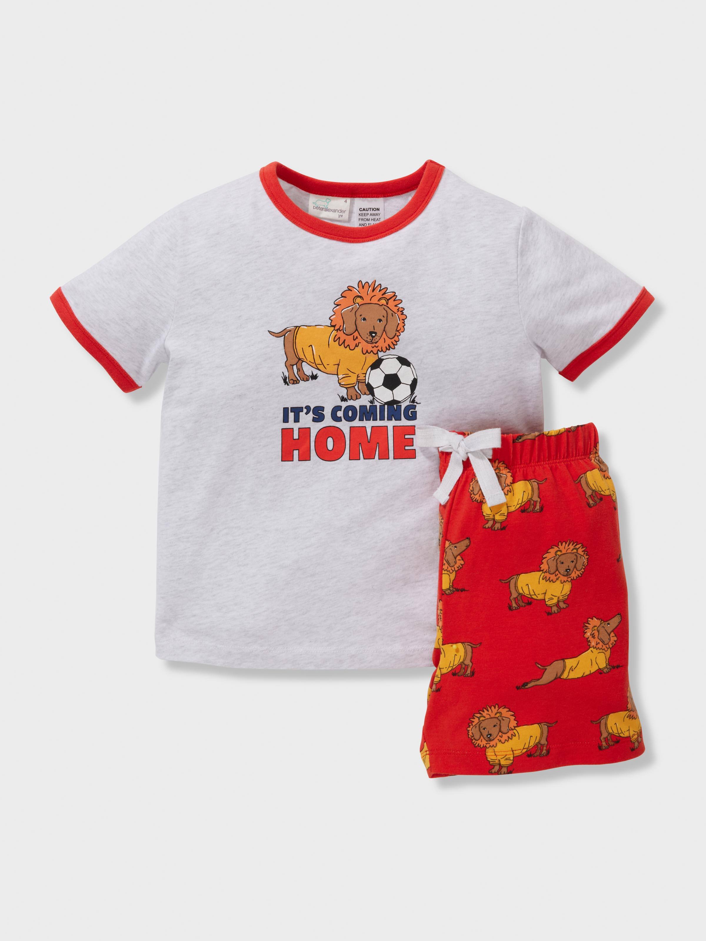 Jnr Boys Football Lions Short Pj Set
