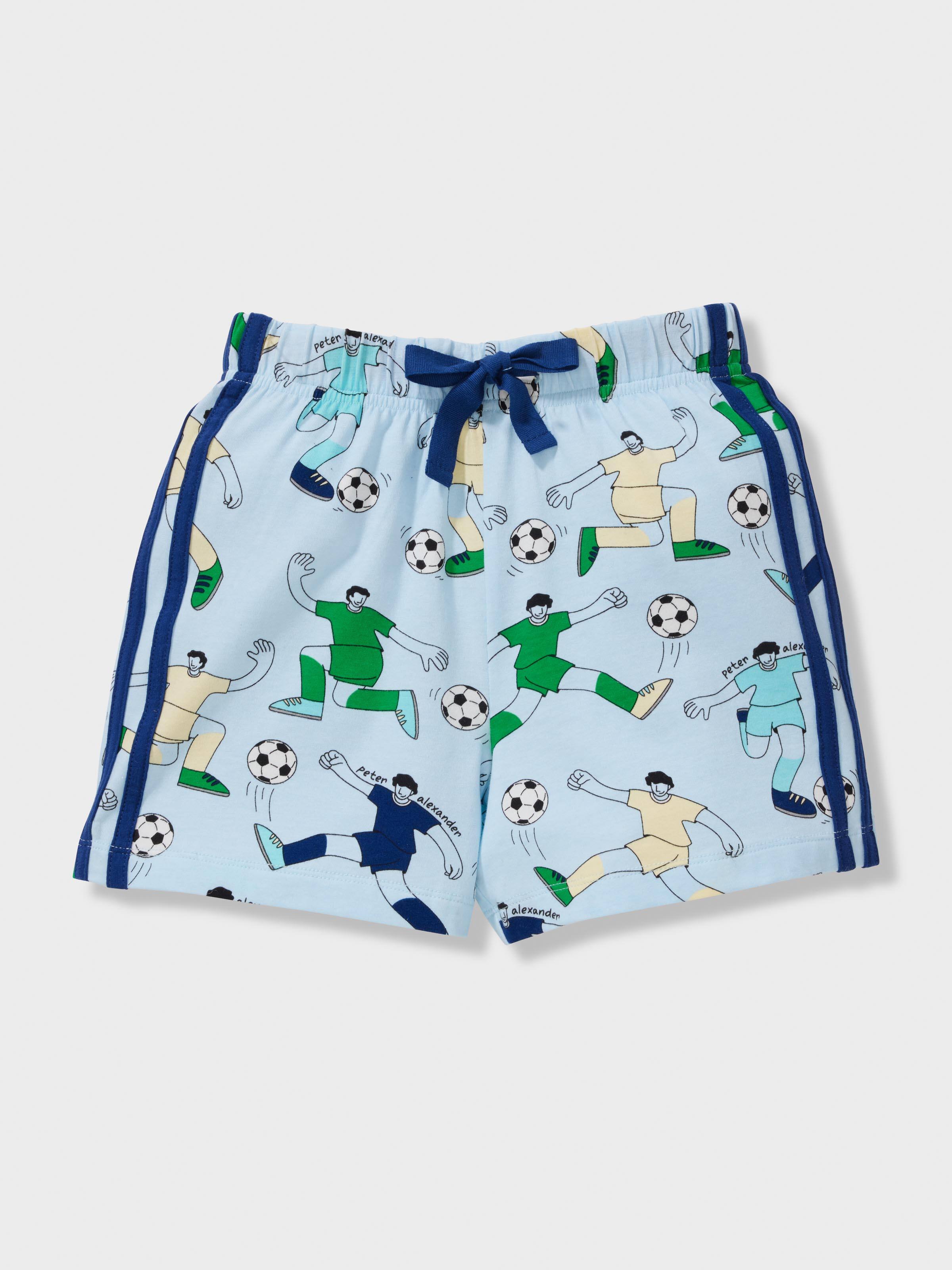 Jnr Boys Football Striker Short Pj Set