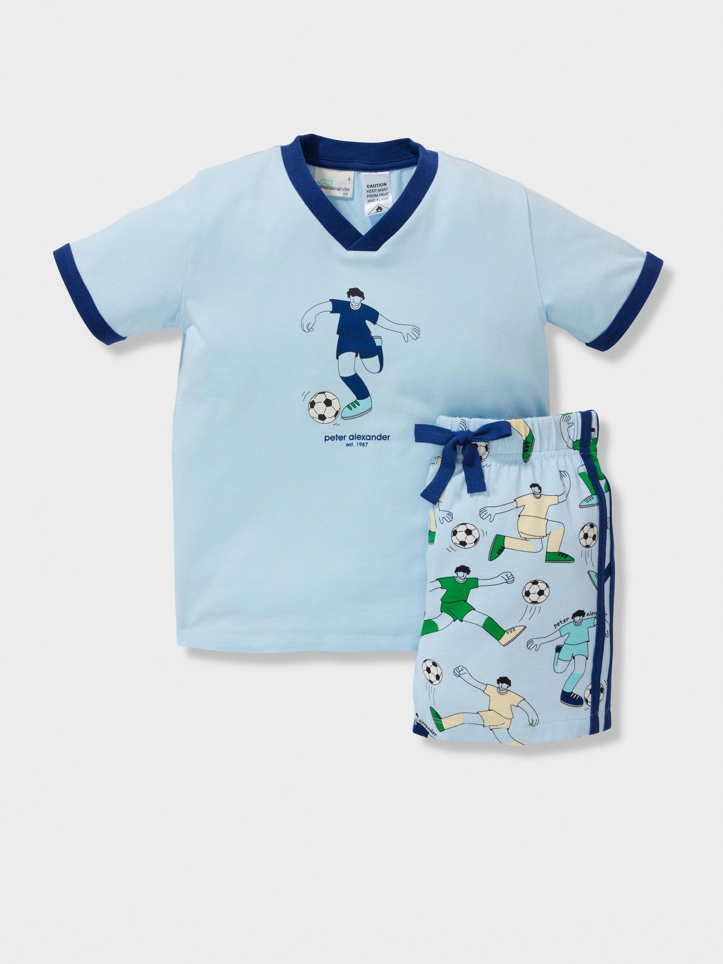 Jnr Boys Football Striker Short Pj Set