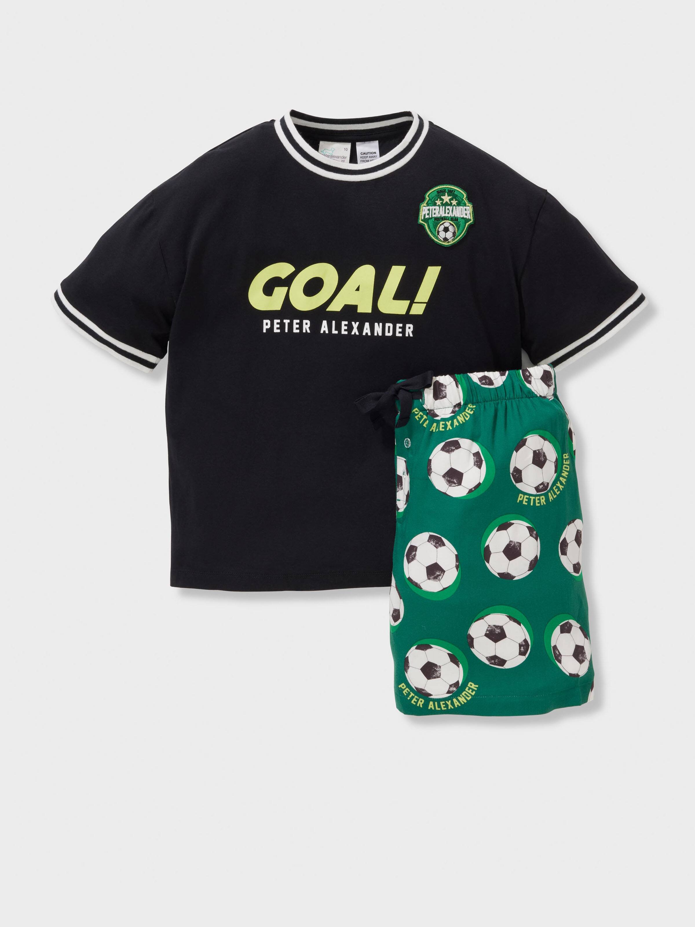 Boys Football Goals Short Pj Set