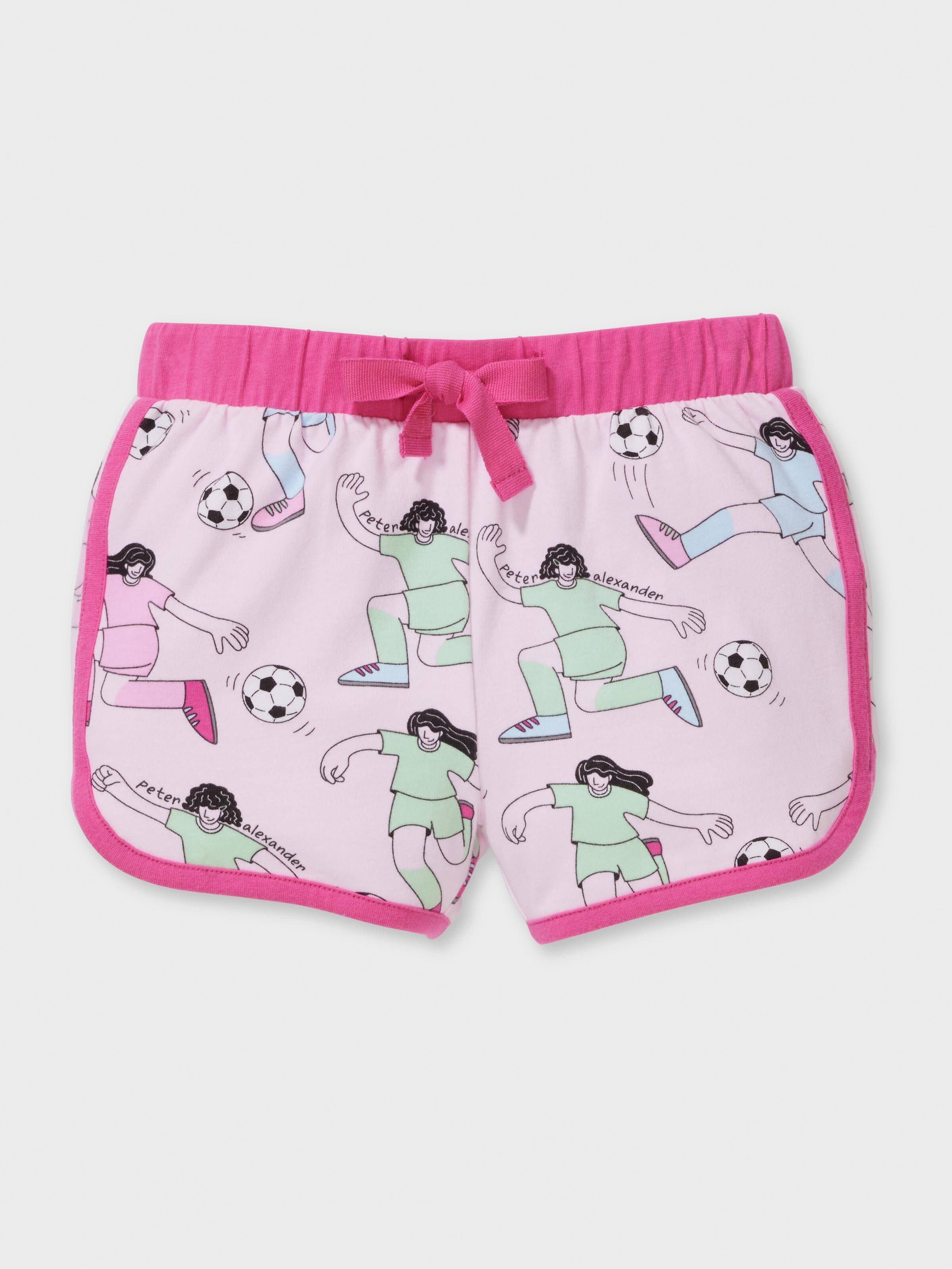 Girls Football Short Pj Set