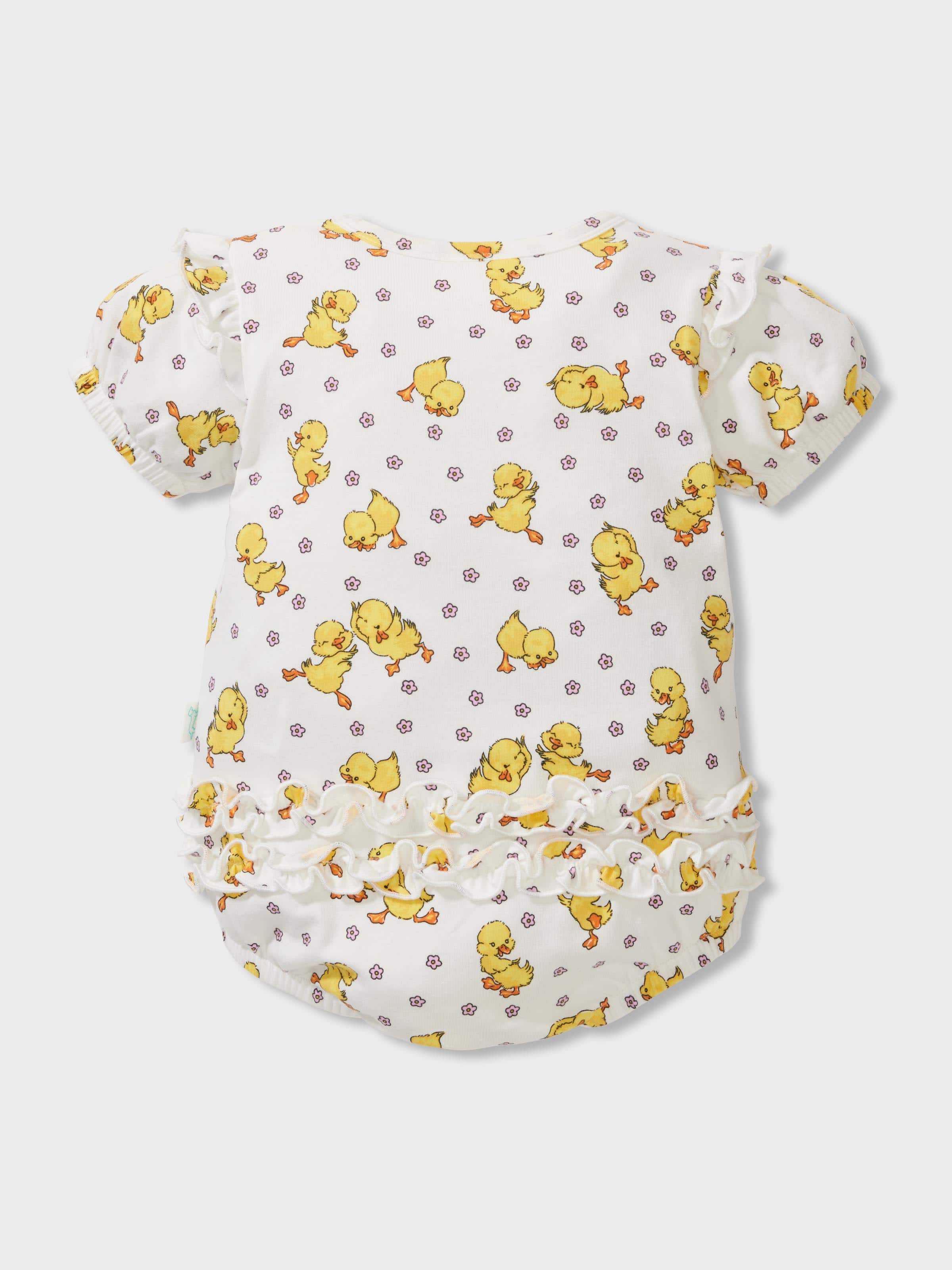 Baby Girl Duck Frill Romper