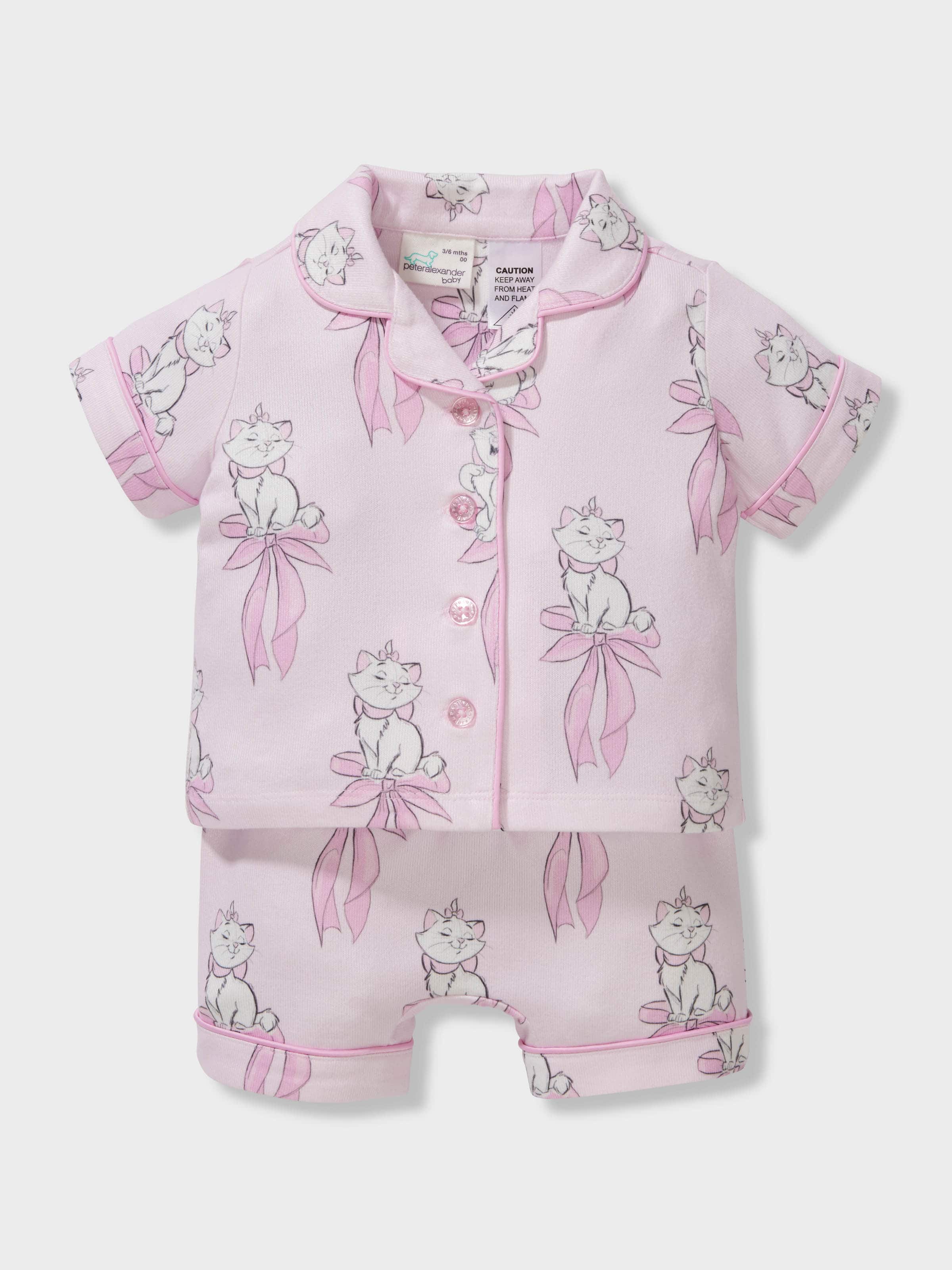 Baby Girls Disney Aristocats Short Plush Classic Pj Set