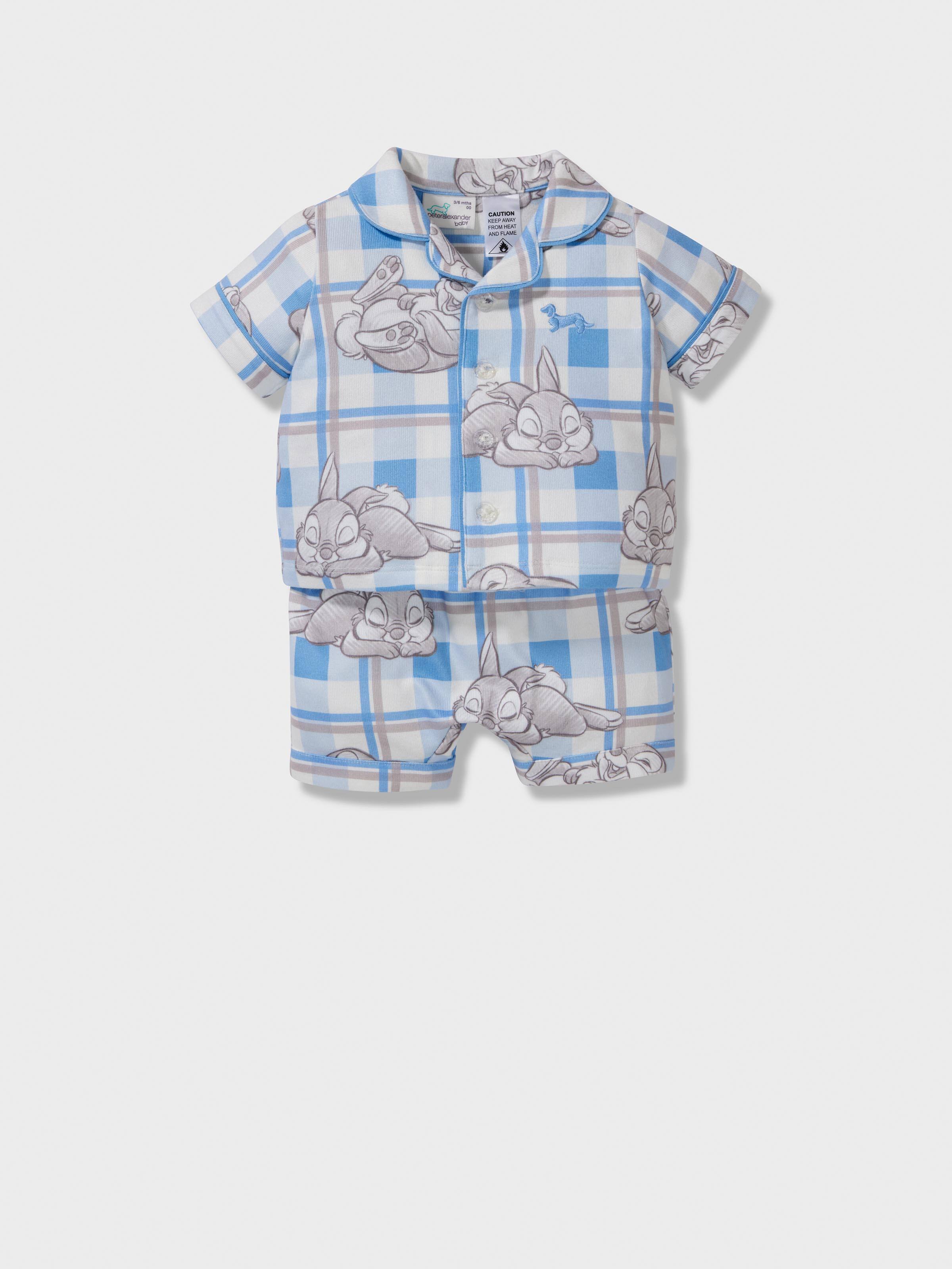 Baby Boy Disney Thumper Plush Short Classic Pj Set