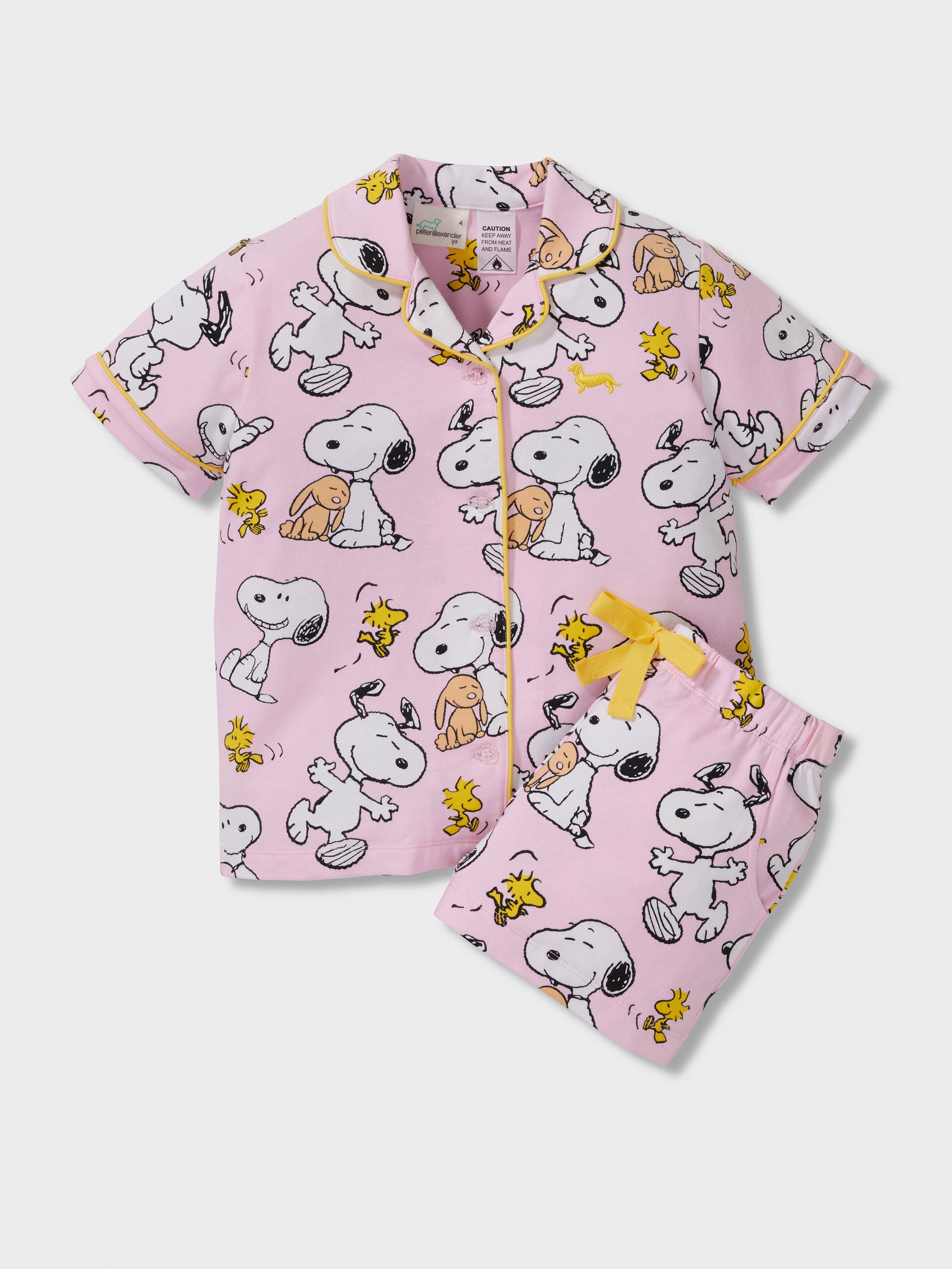 Girls Snoopy Short Classic Pj Set