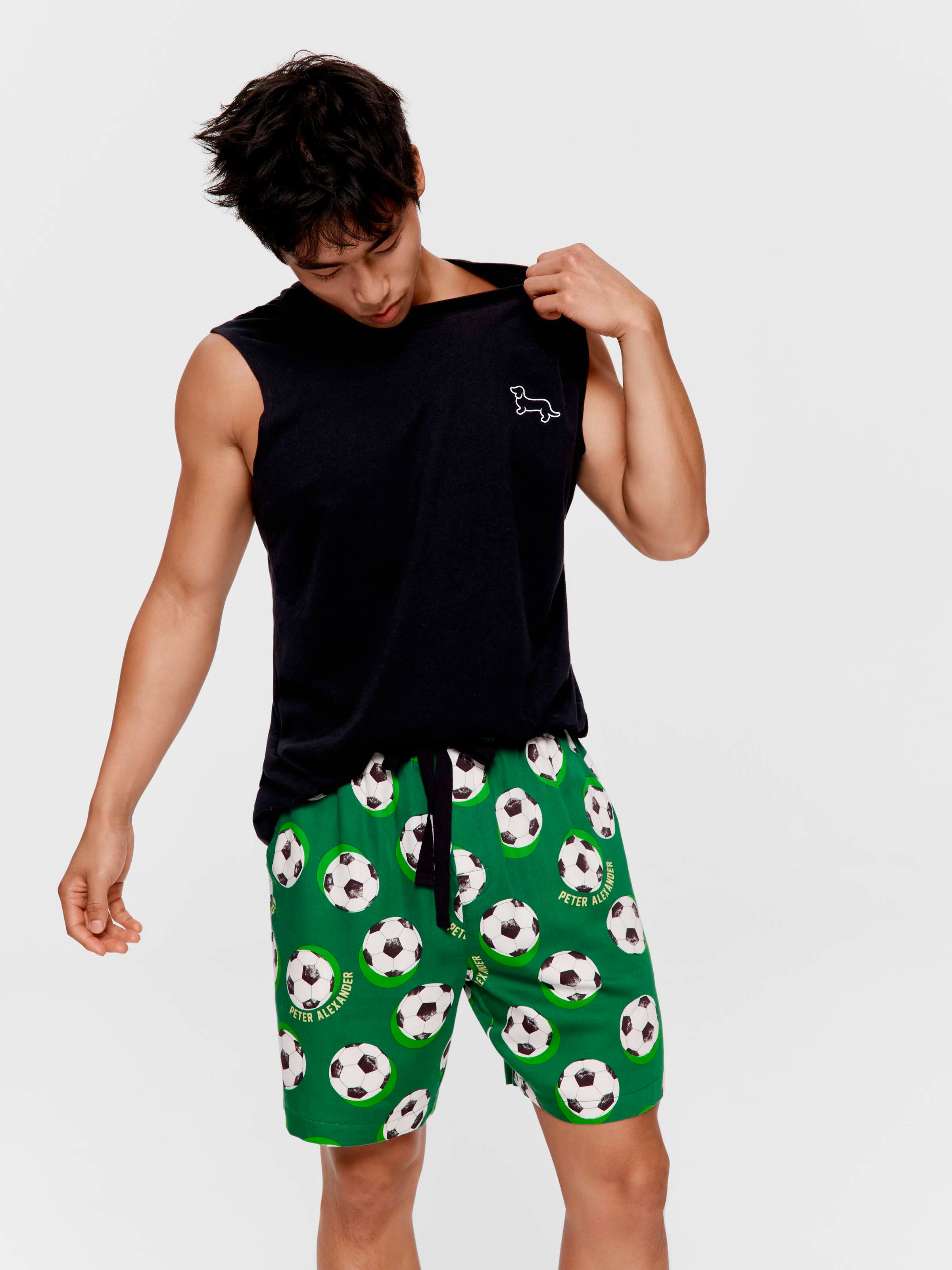 Green Football Mid Short