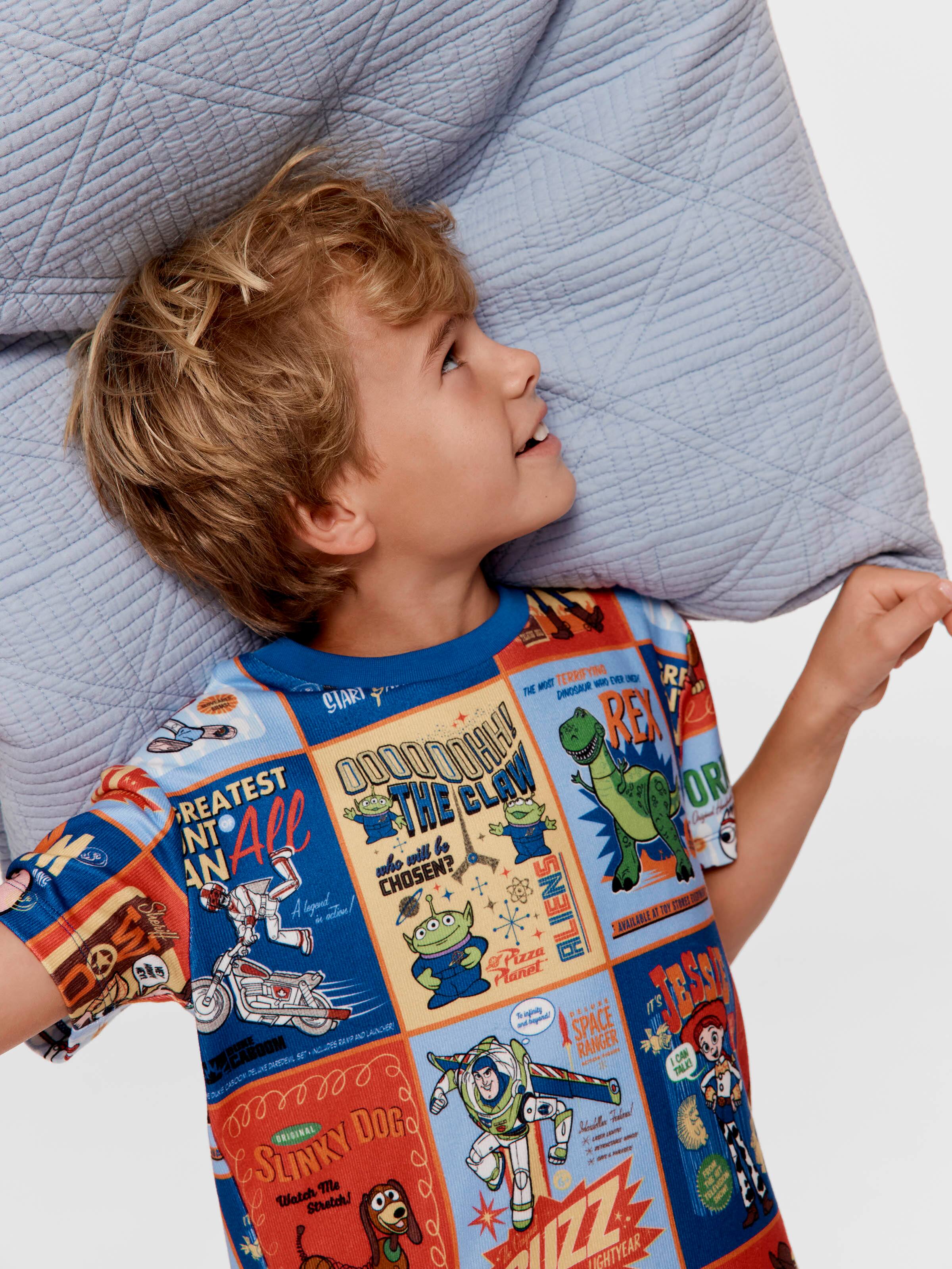 Jnr Boys Toy Story Plush Short Pj Set