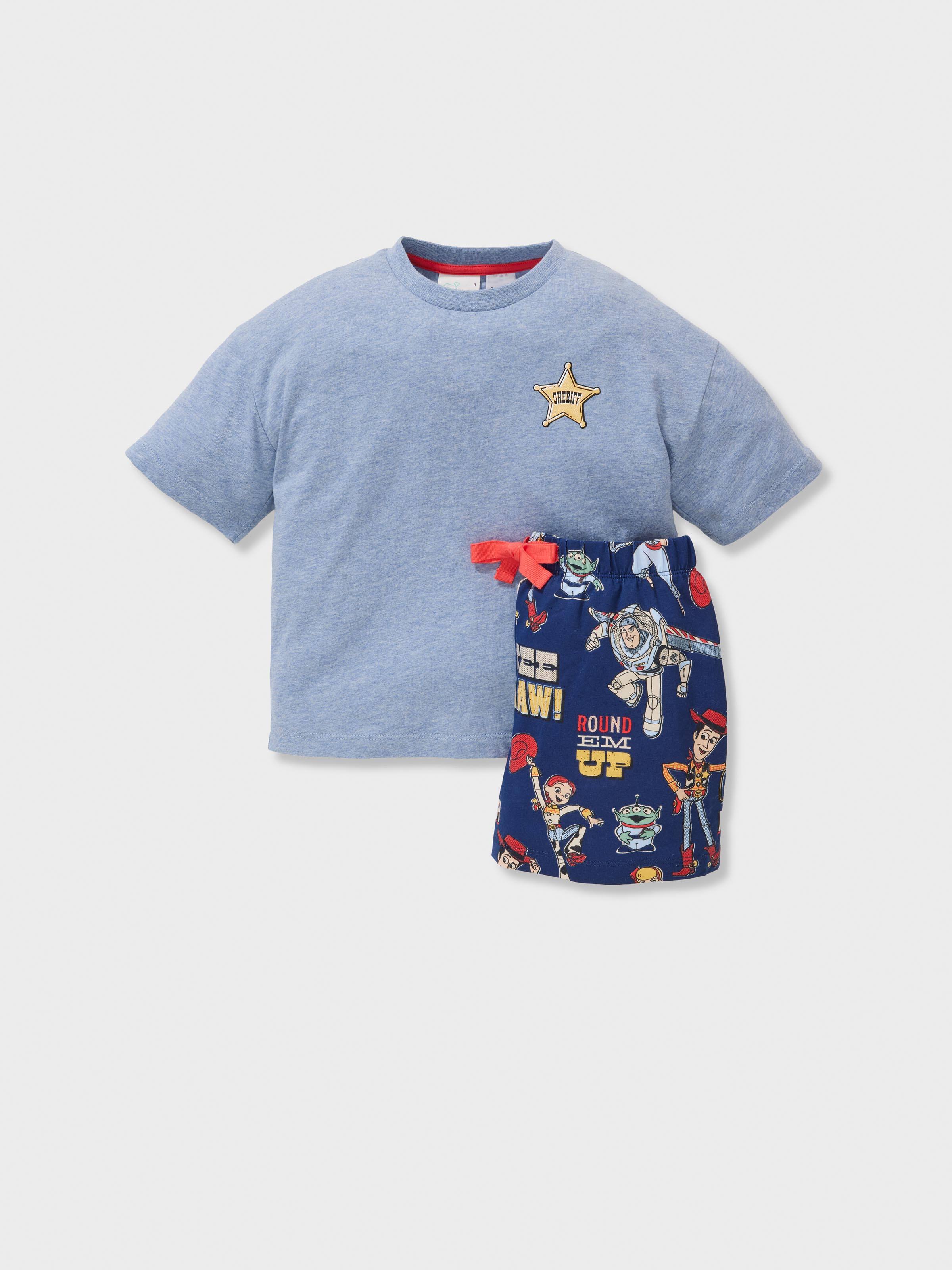 Jnr Boys Toy Story Woody Short Pj Set