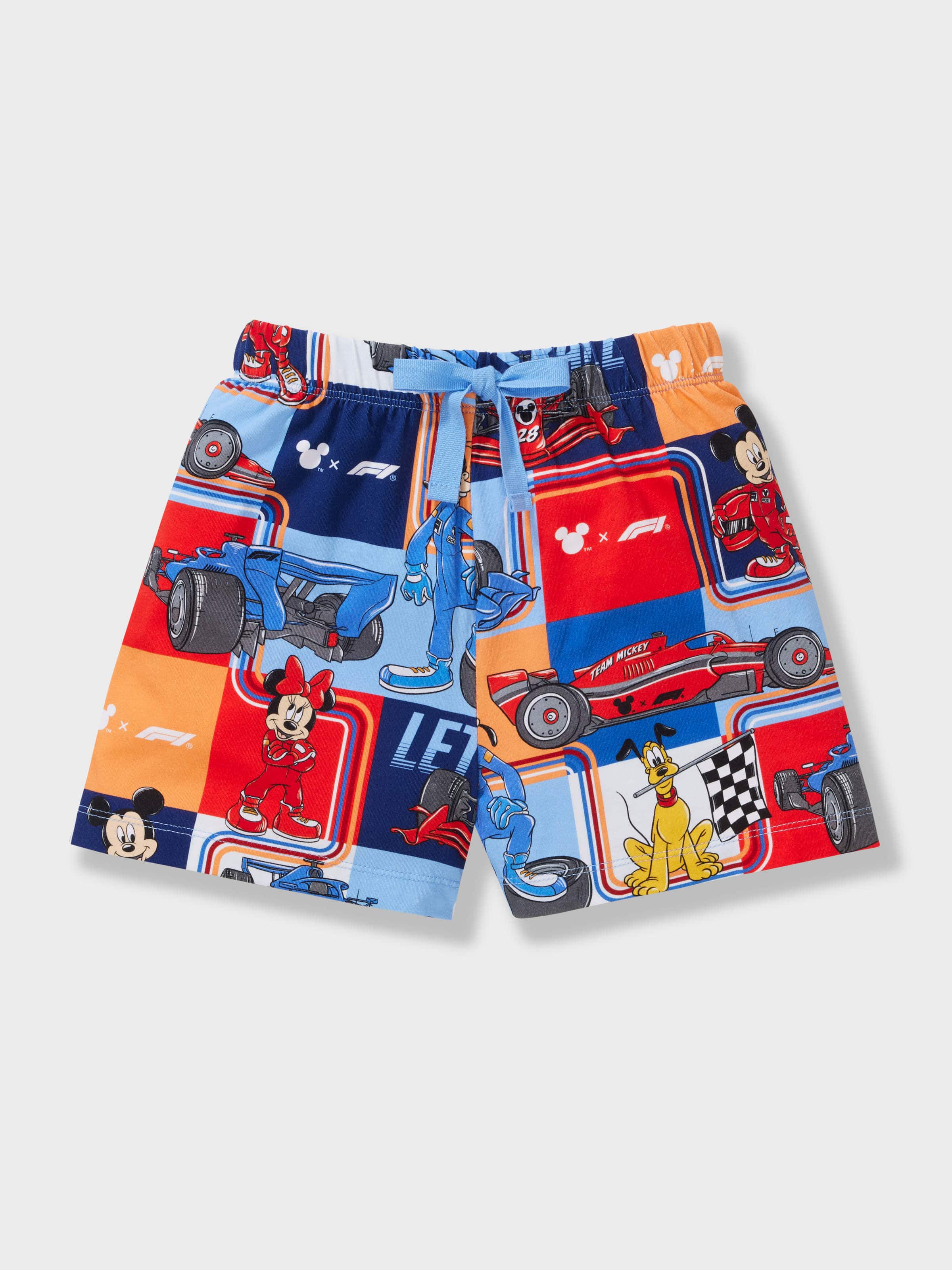 Kids F1 X Mickey Short Pj Set