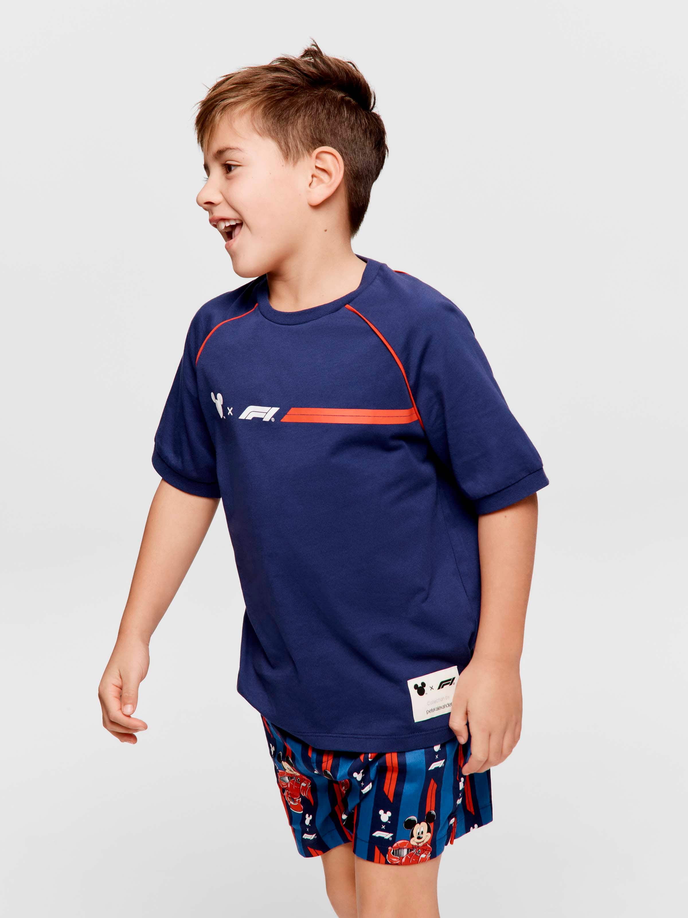 Boys F1 X Mickey 100% Cotton Short Pj Set