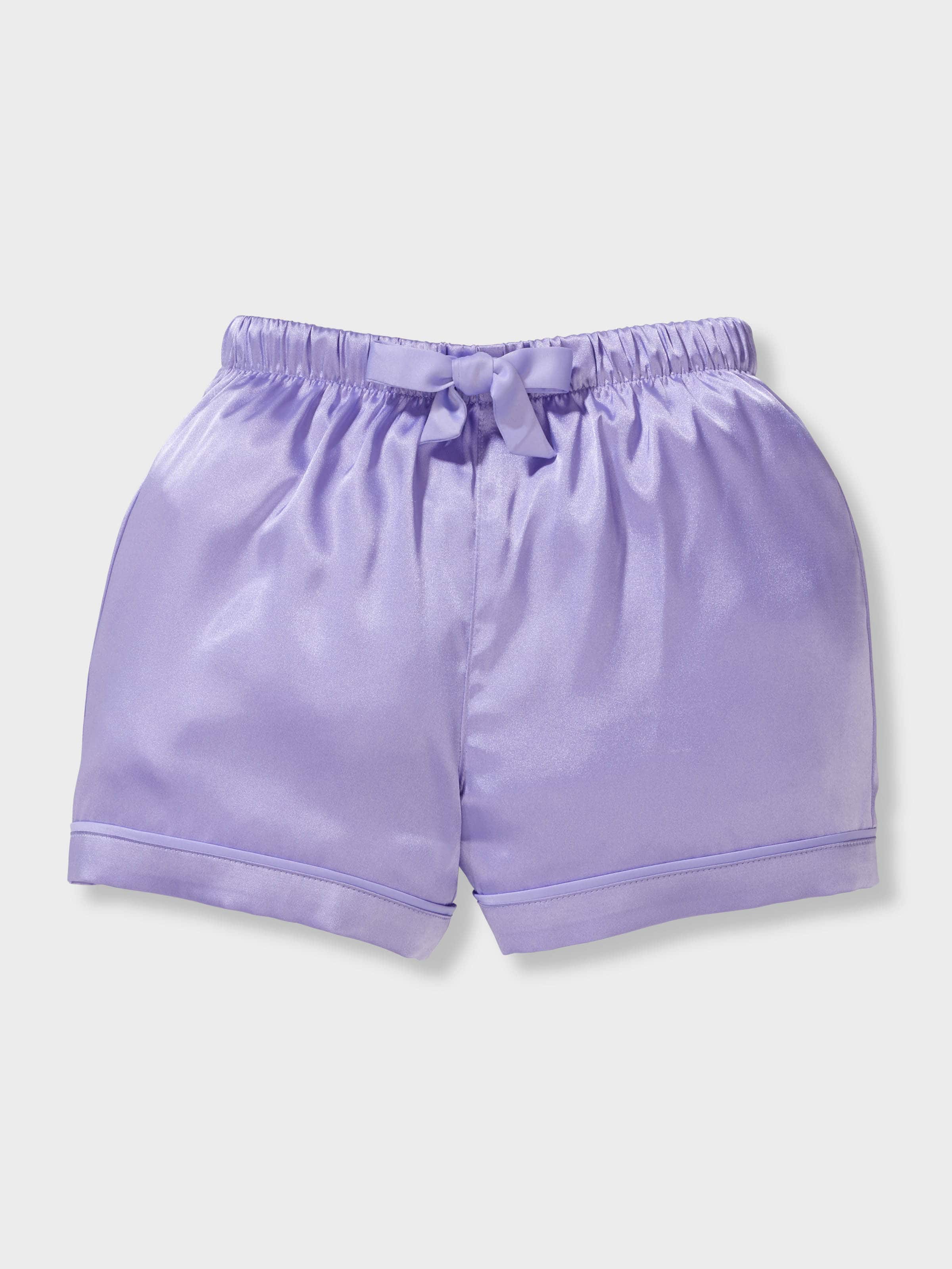 Girls Iris Satin Short Classic Pj Set
