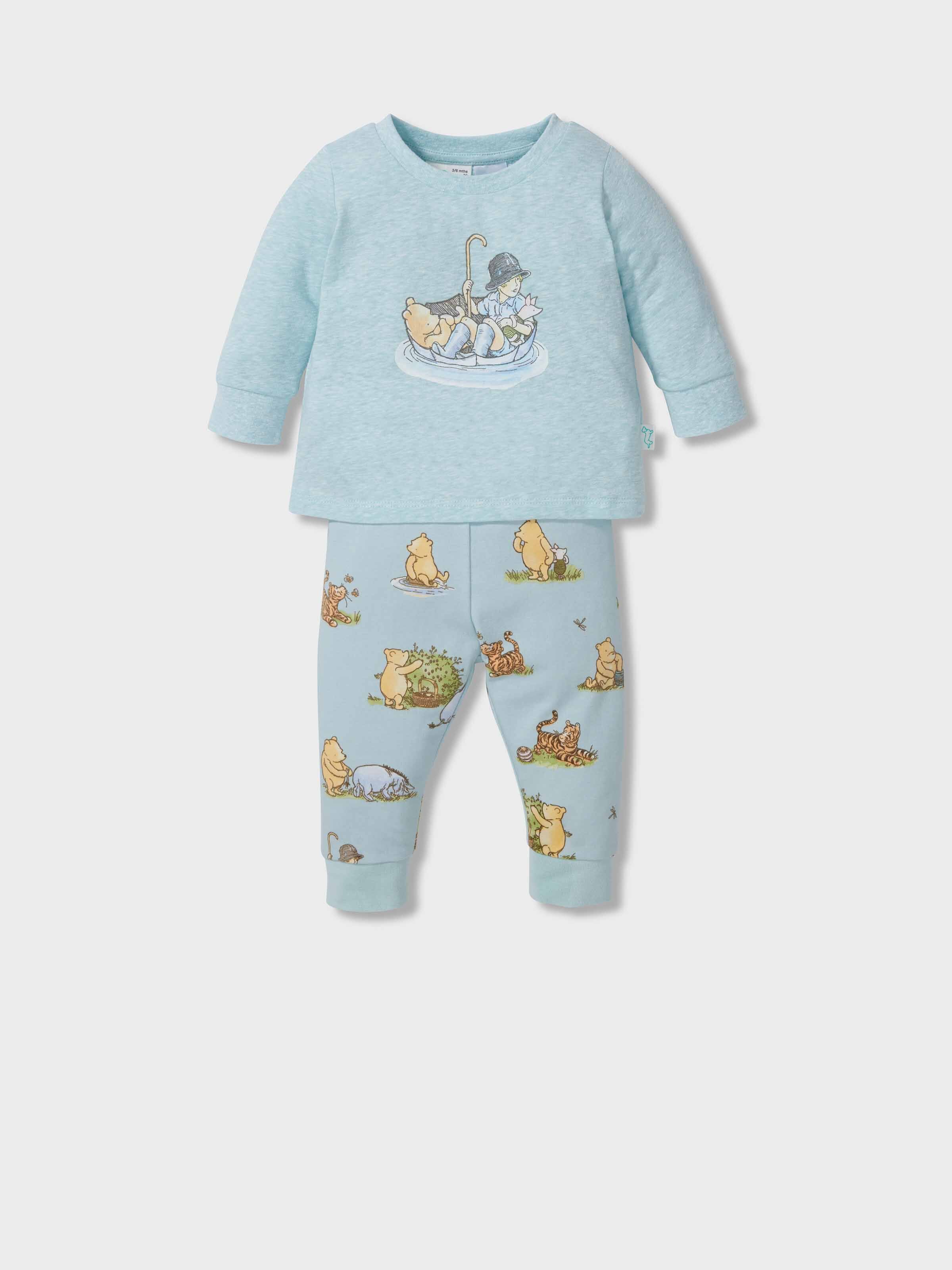 Baby Winnie The Pooh Long Pj Set