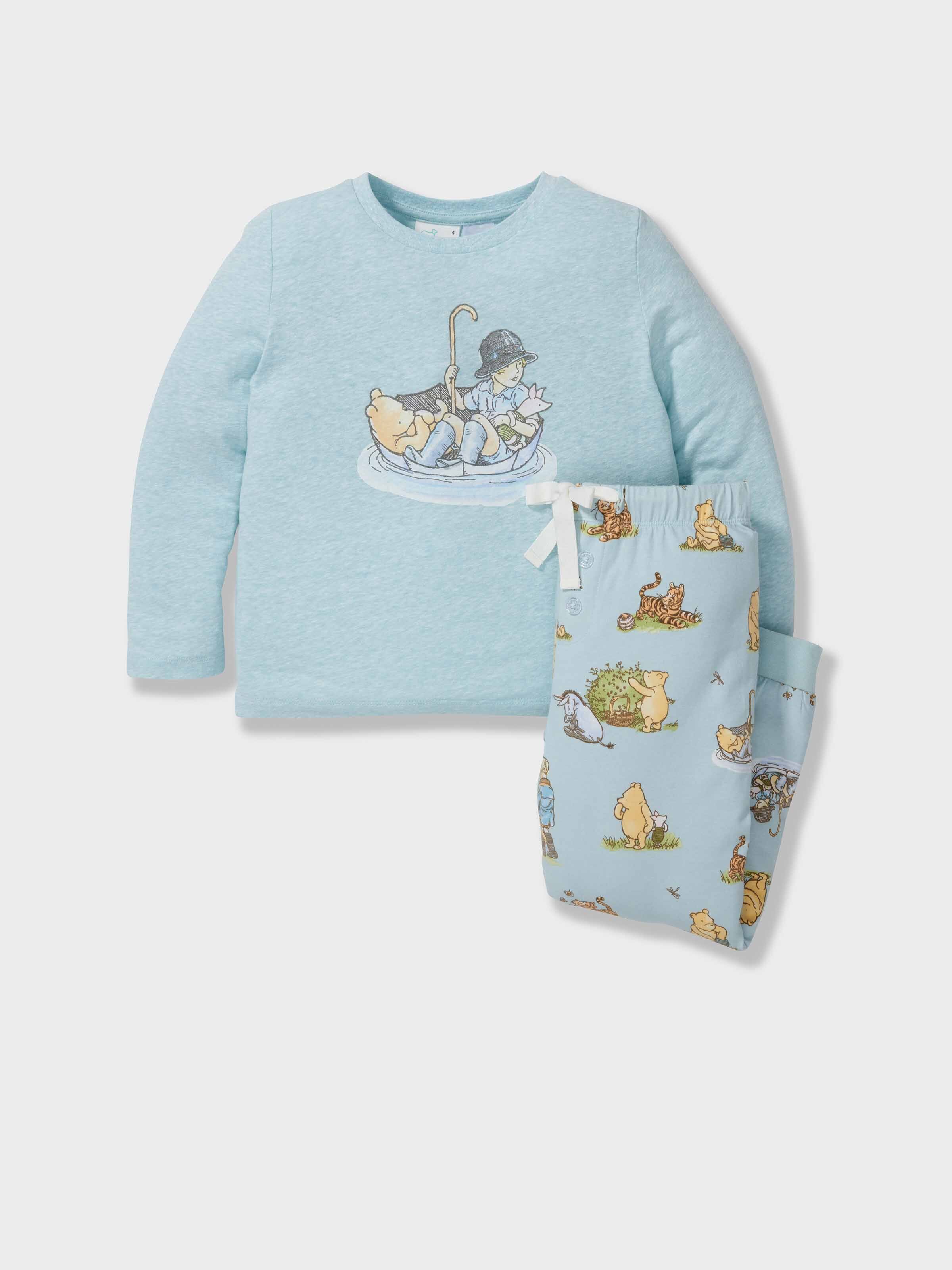 Jnr Boys Winnie The Pooh Long Pj Set