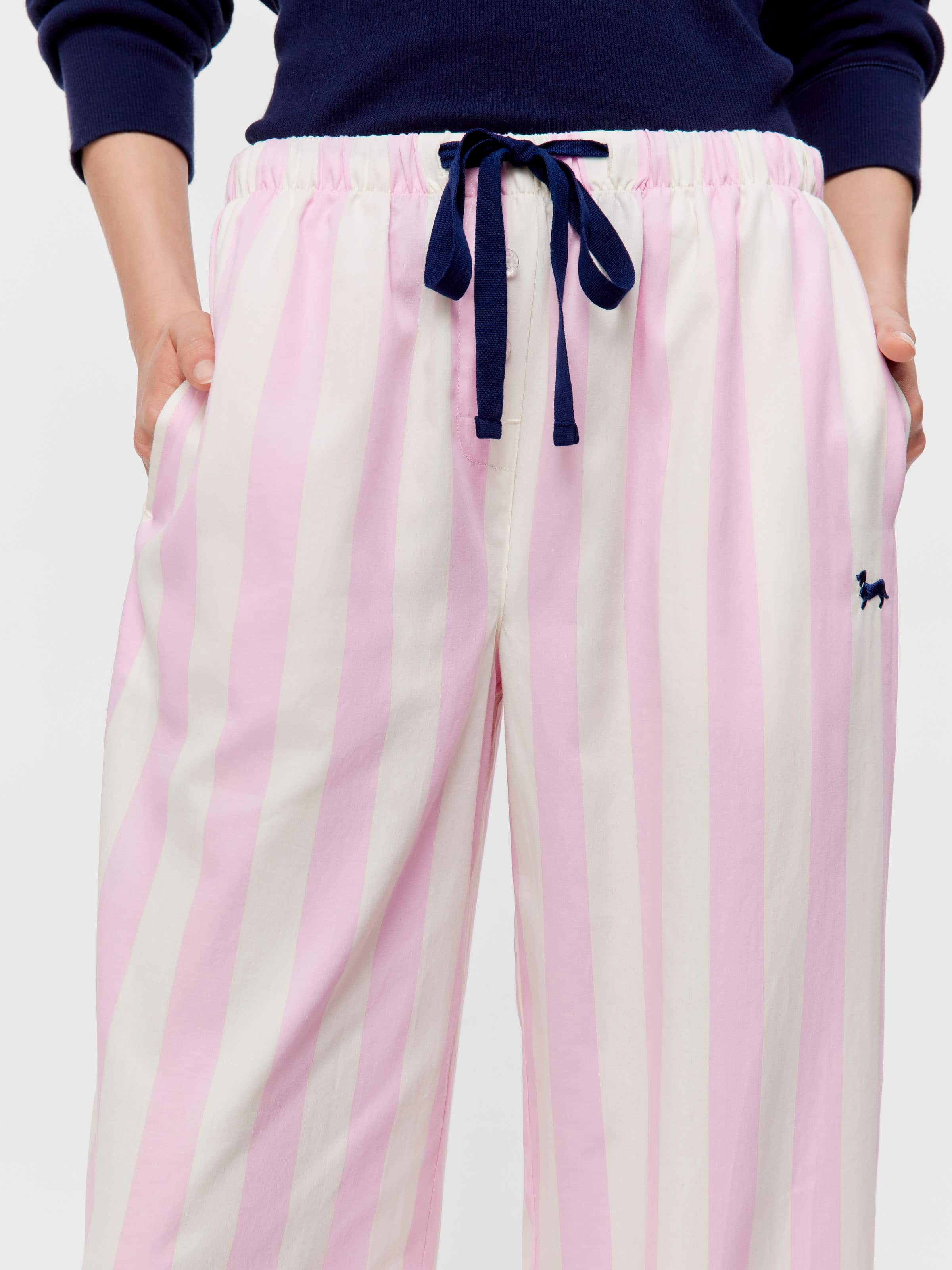 Pink Stripe Classic Pj Bottom