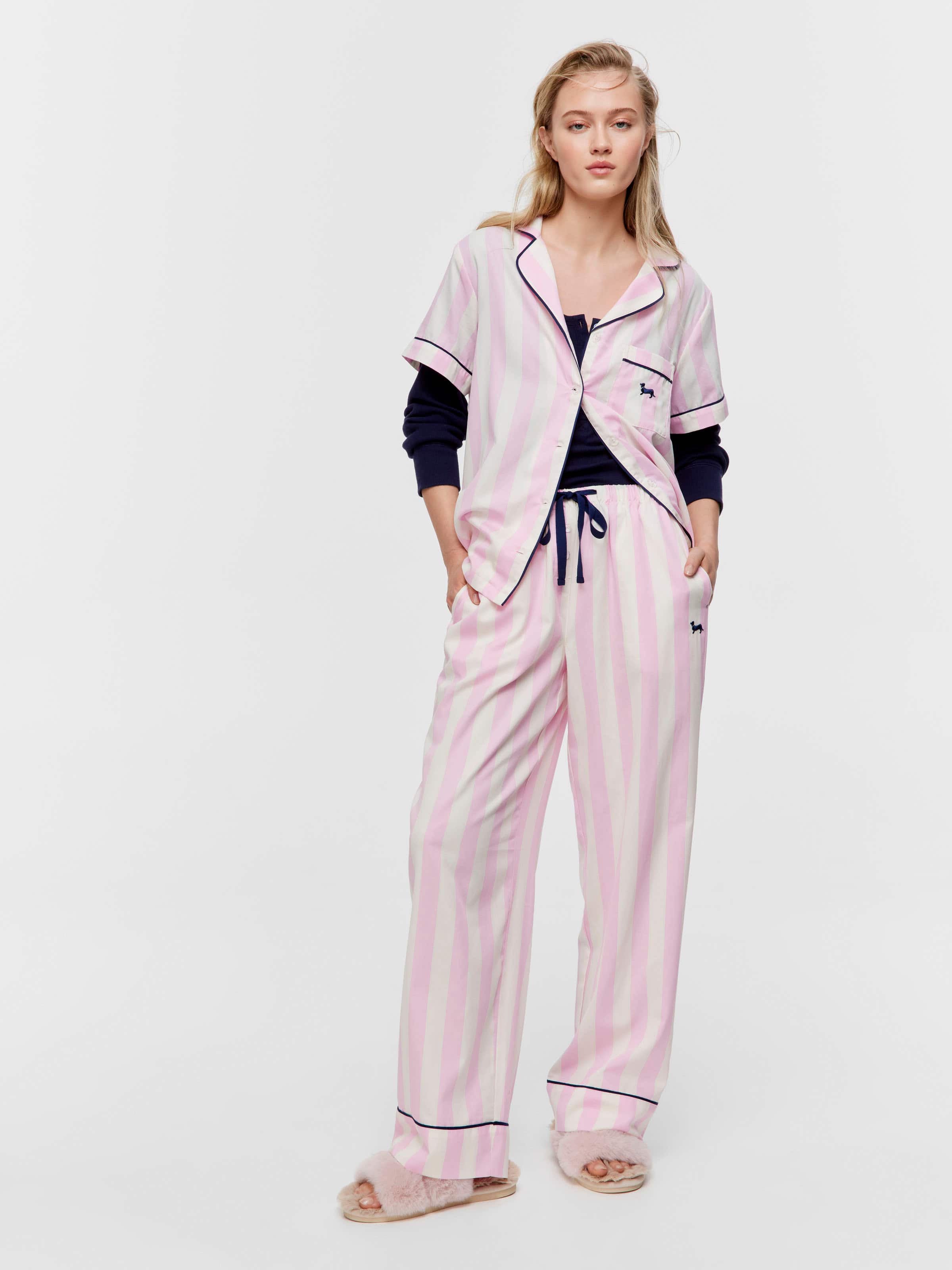 Pink Stripe Classic Pj Bottom