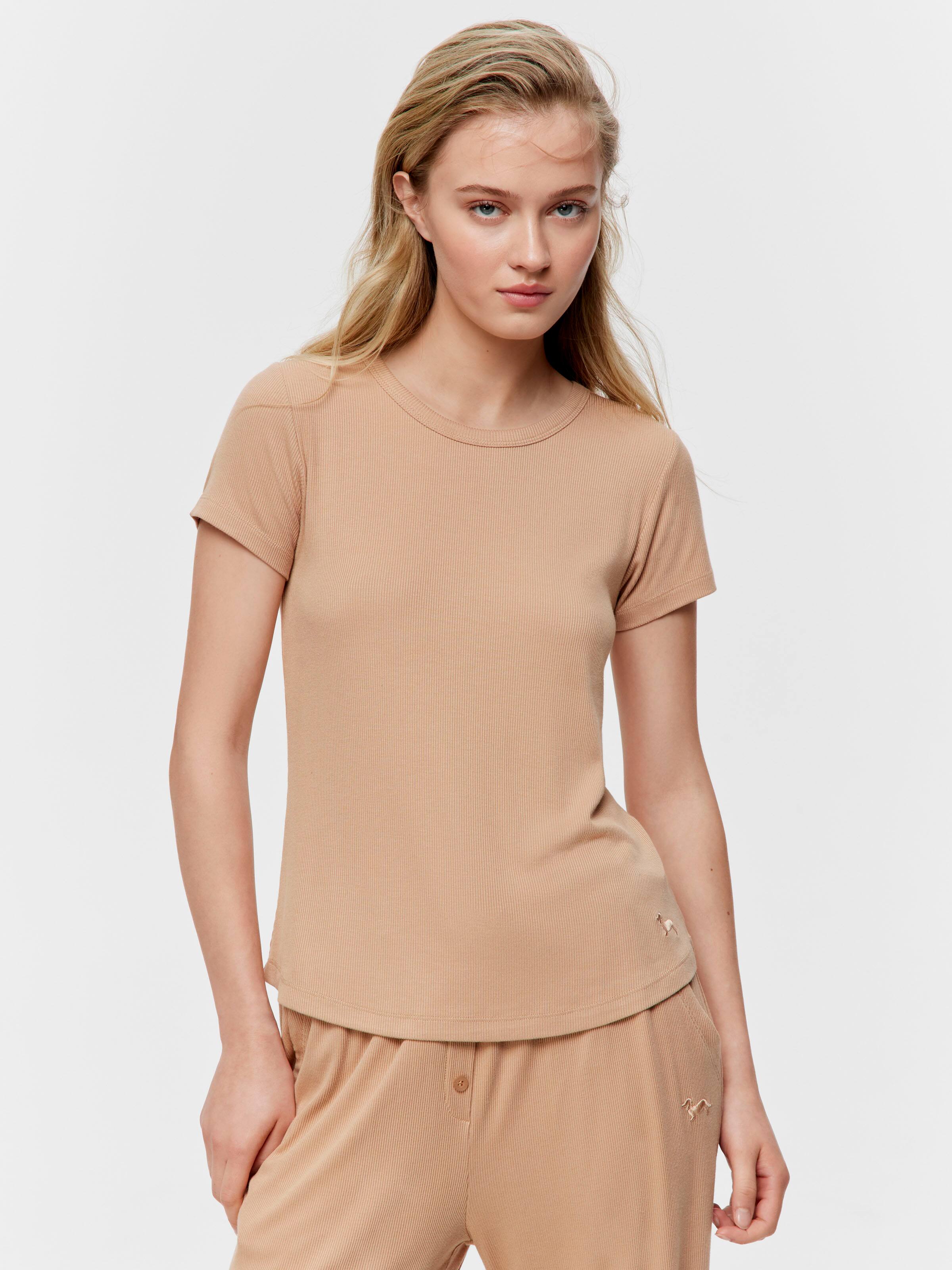 Caramel Rib Top