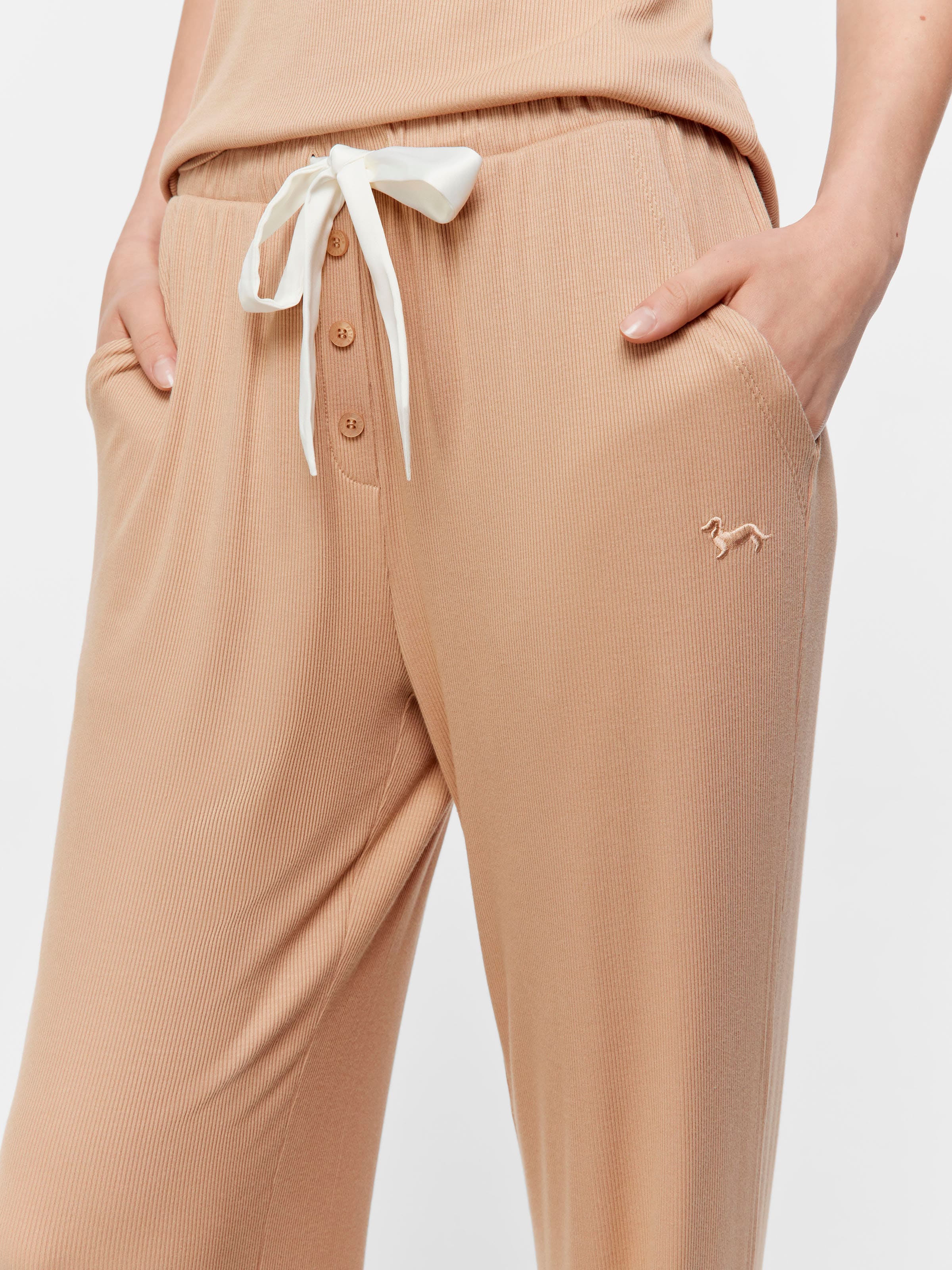 Caramel Rib Pj Bottom