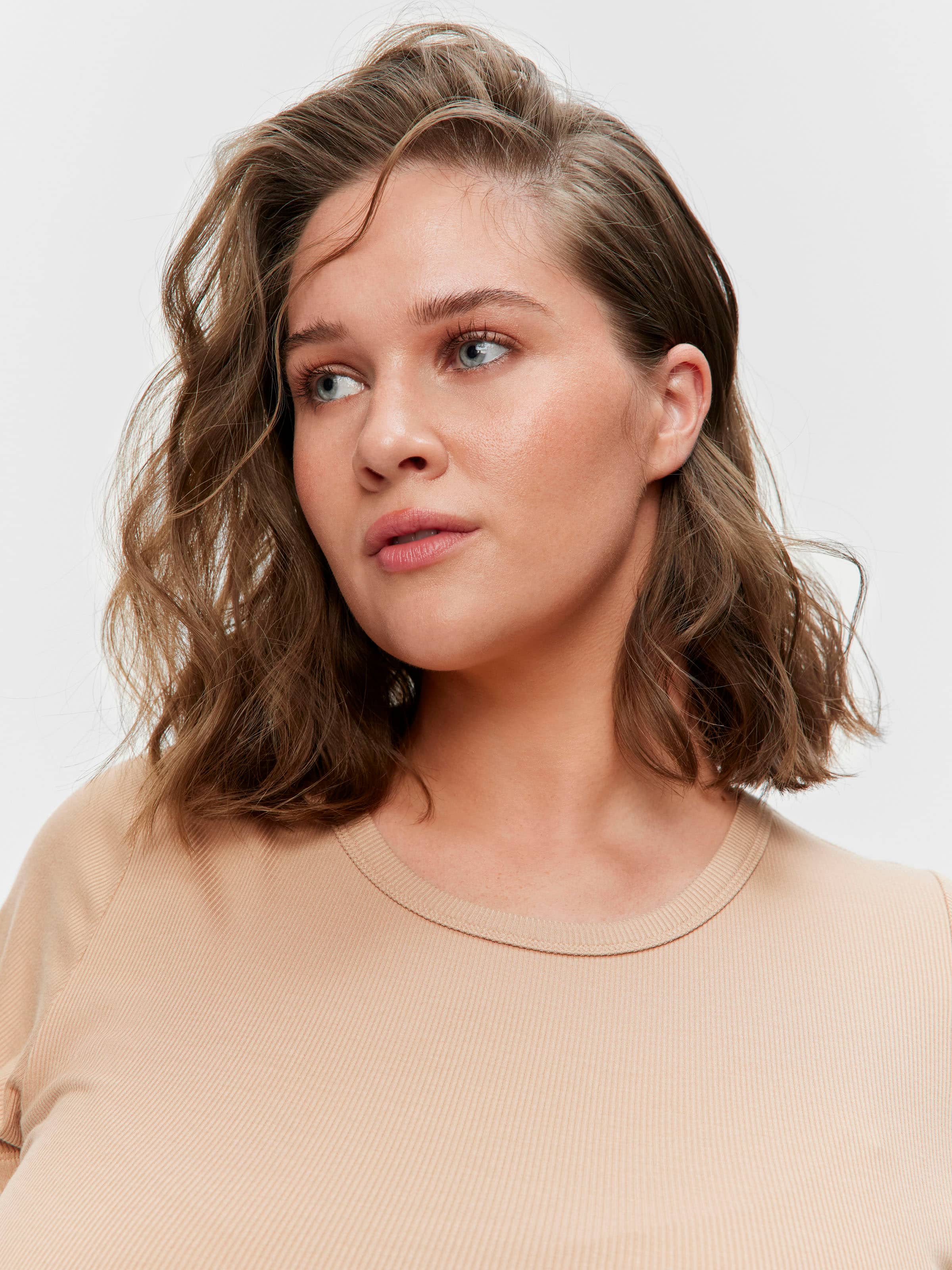 P.A. Plus Caramel Rib Top