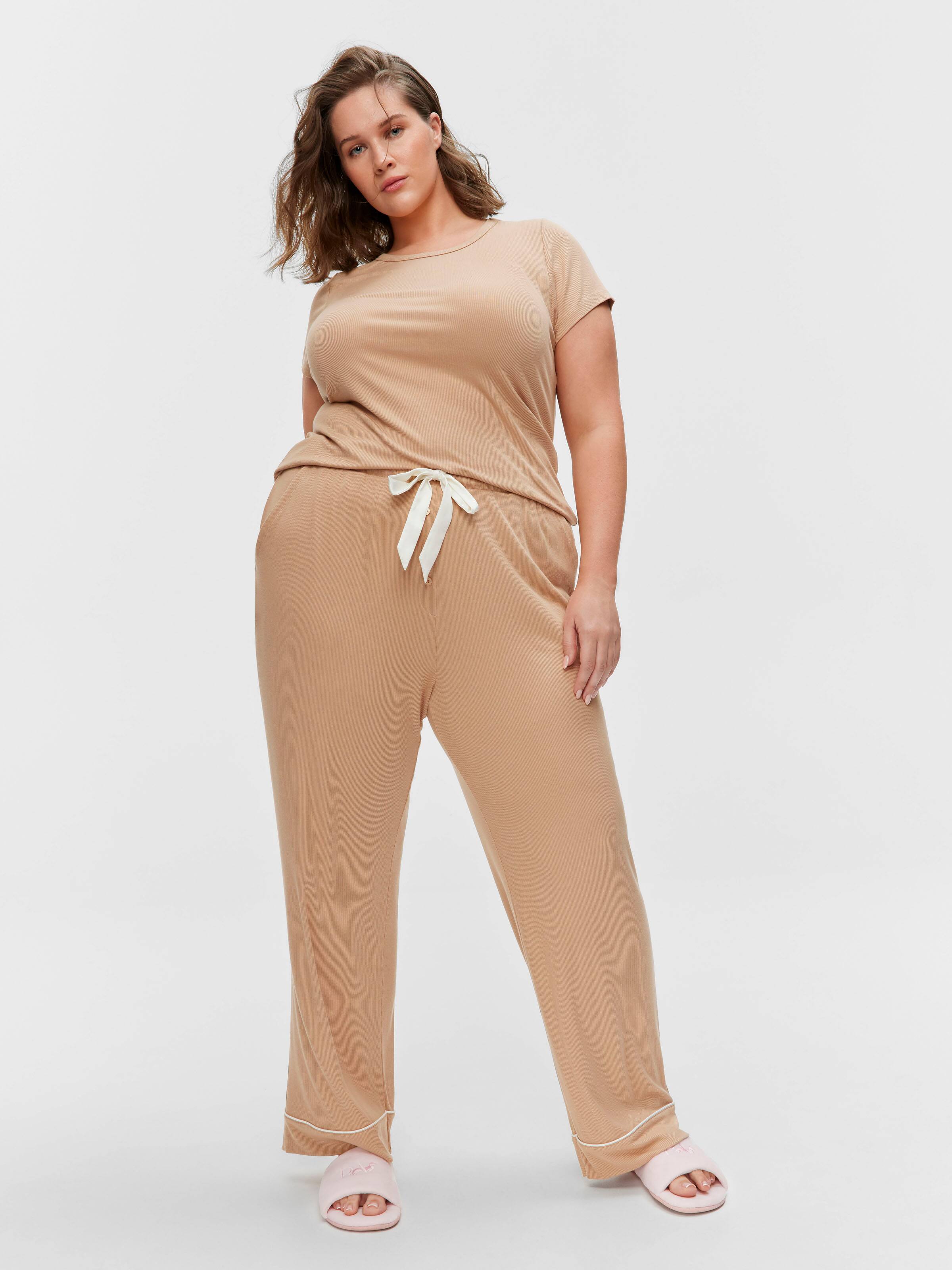 P.A. Plus Caramel Rib Pj Bottom