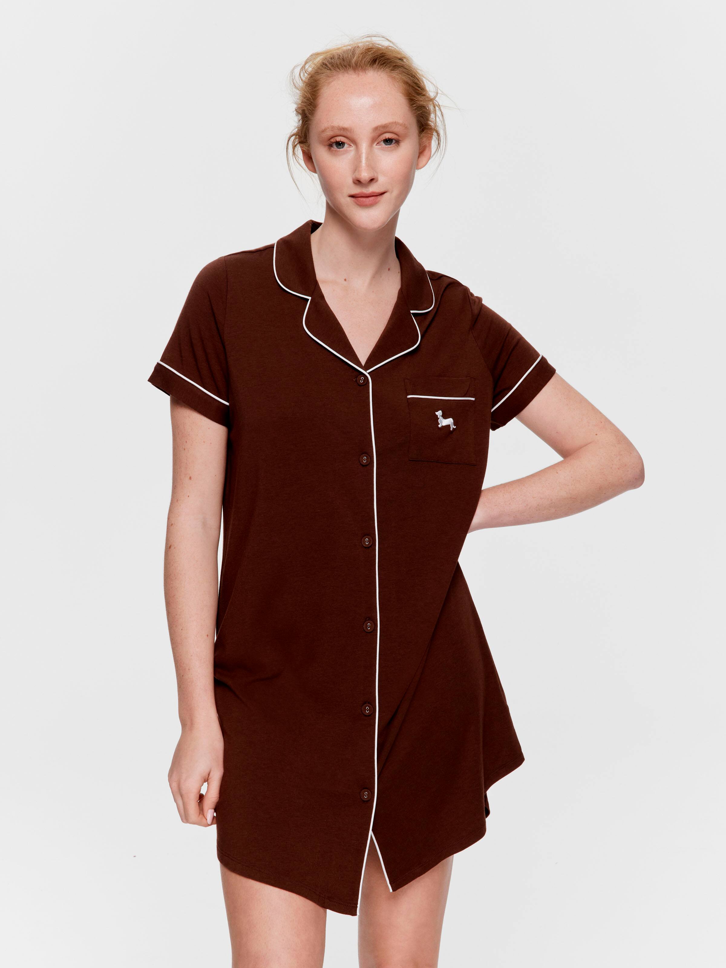Chocolate Bamboo Nightshirt