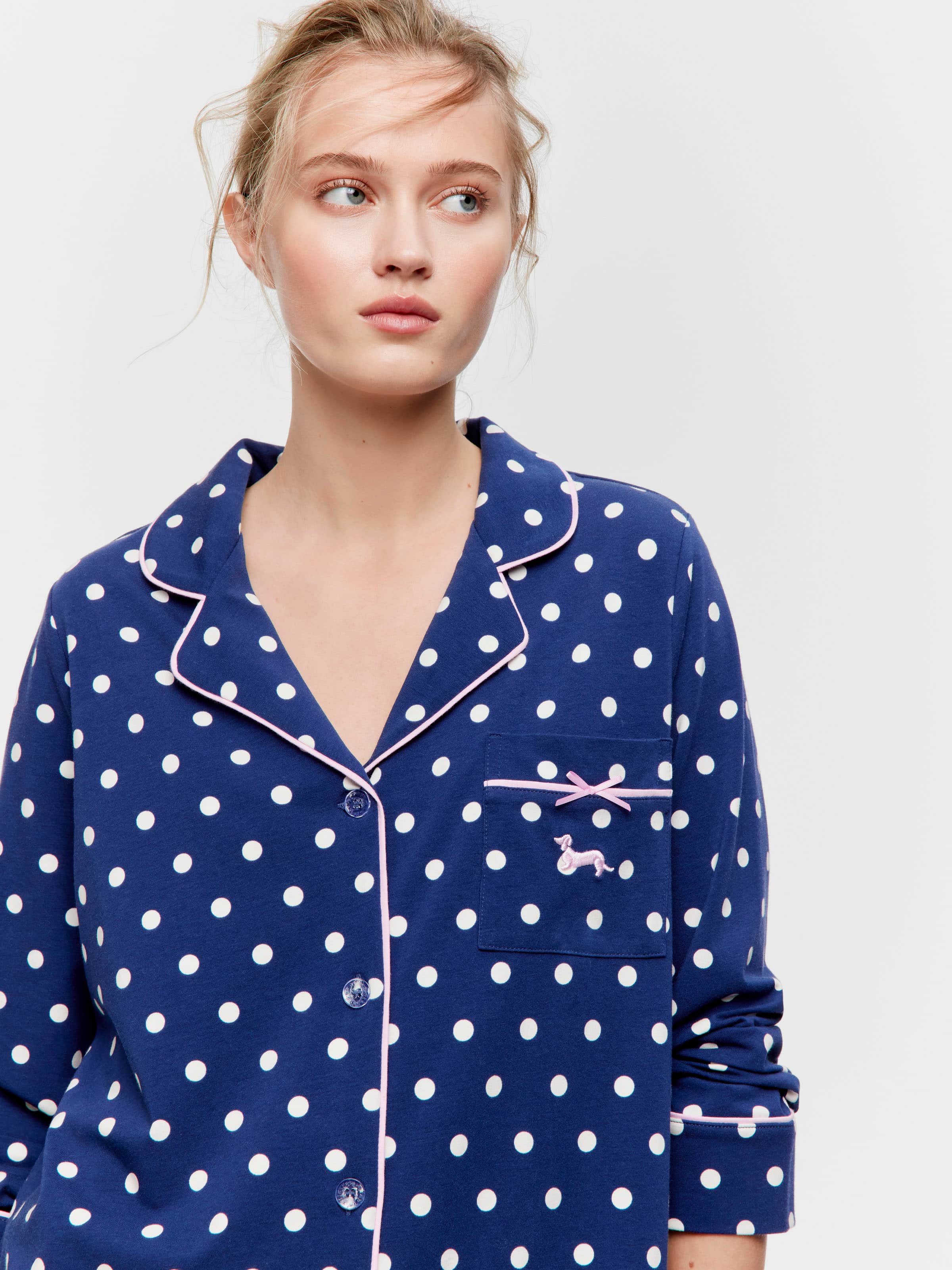 Spots Navy Nightshirt