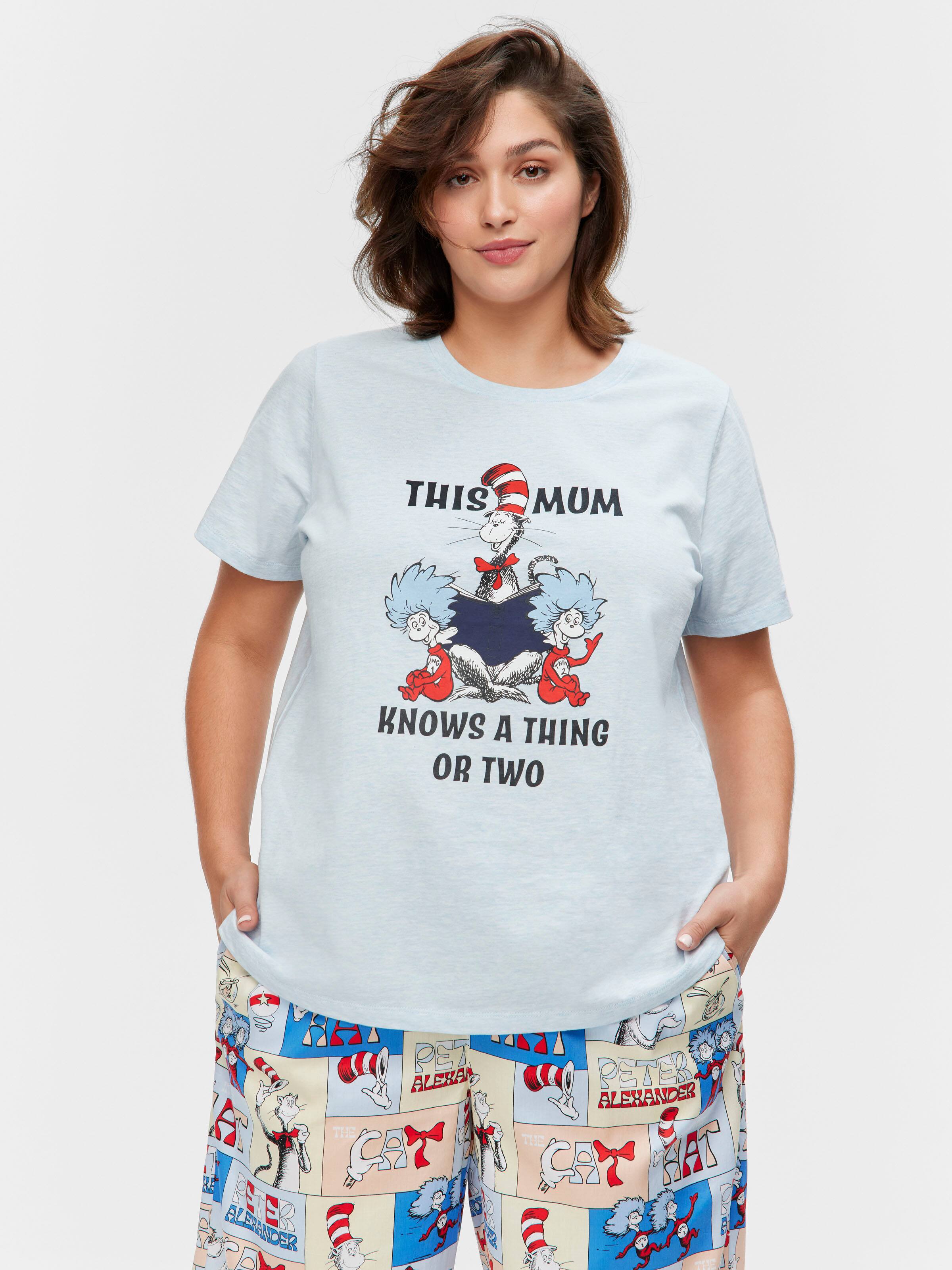 P.A. Plus Dr Seuss Mum Knows A Thing Or Two 100% Cotton Tshirt