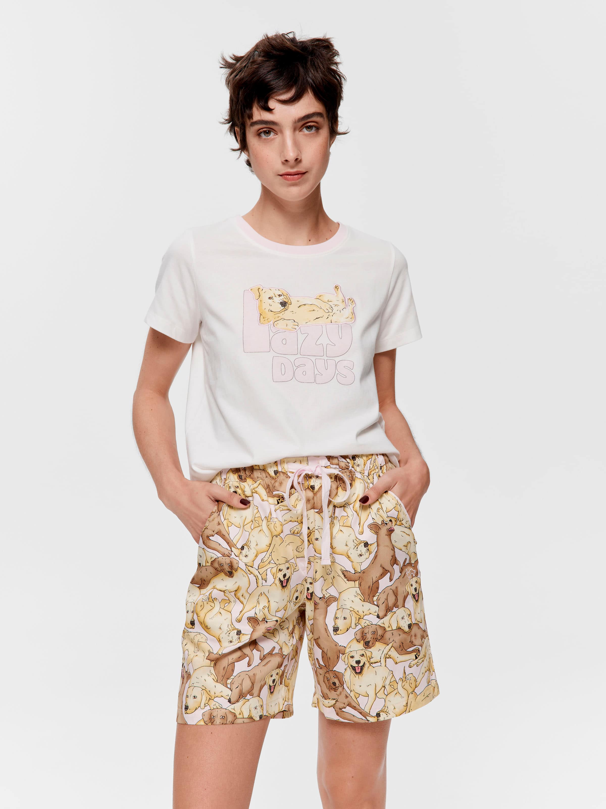 Labrador Cotton Sateen Long Short