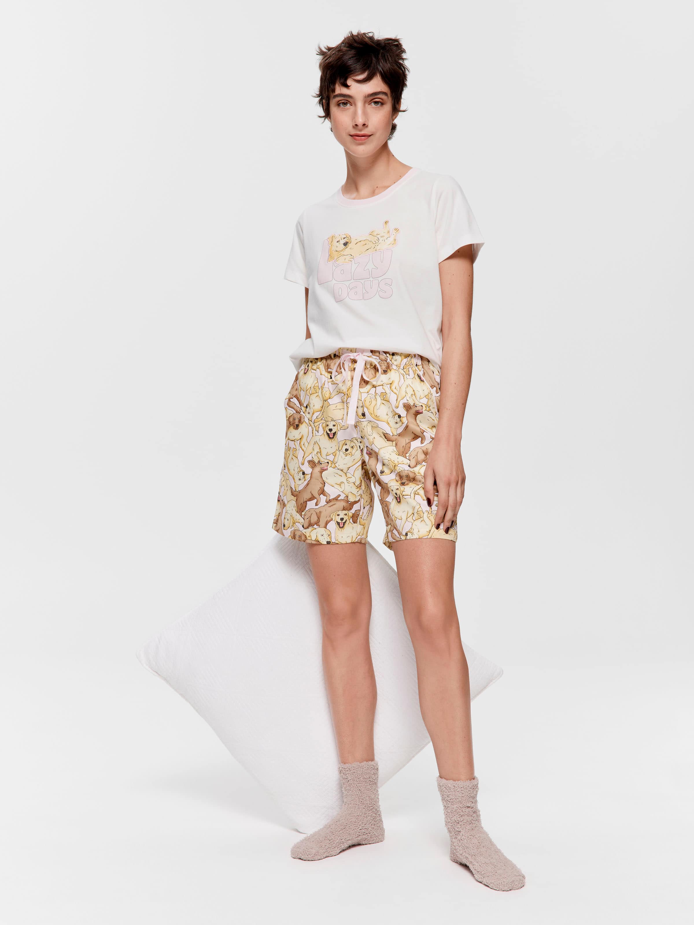 Labrador Cotton Sateen Long Short