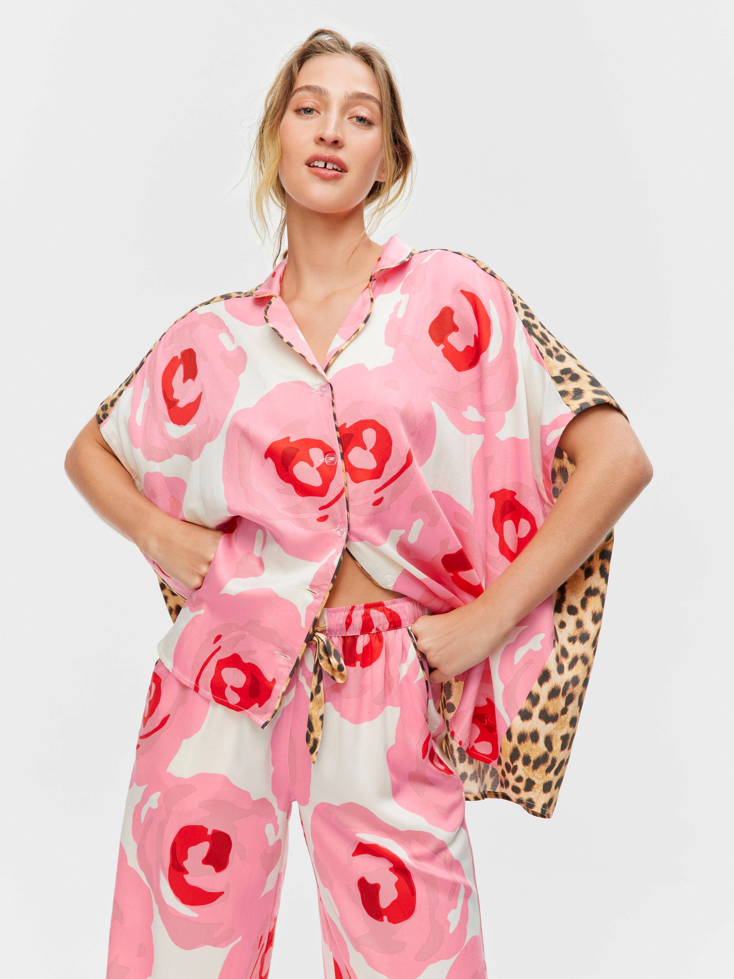 Floral Leopard Fashion Pj Set