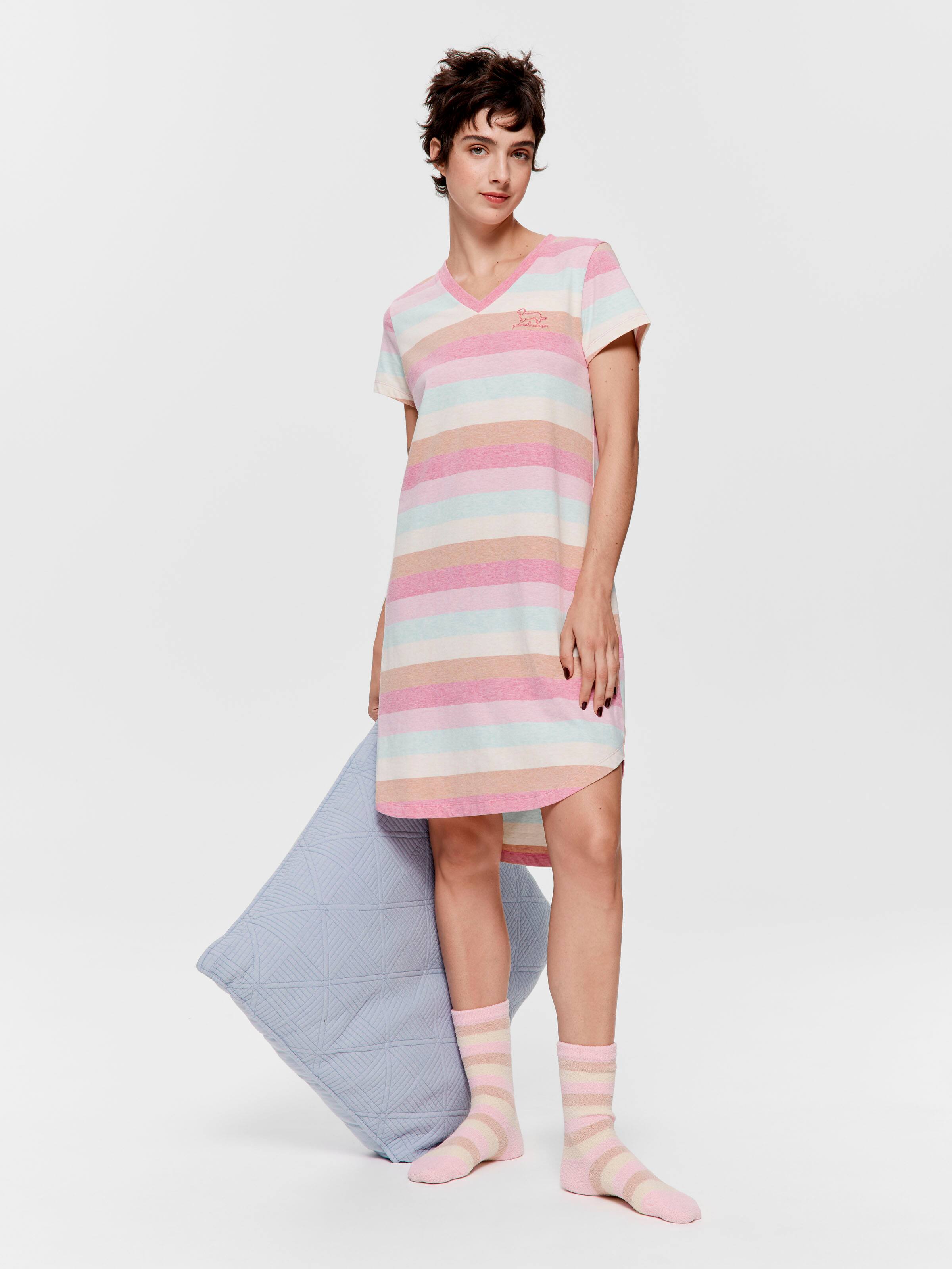 Pastel Stripe Nightdress