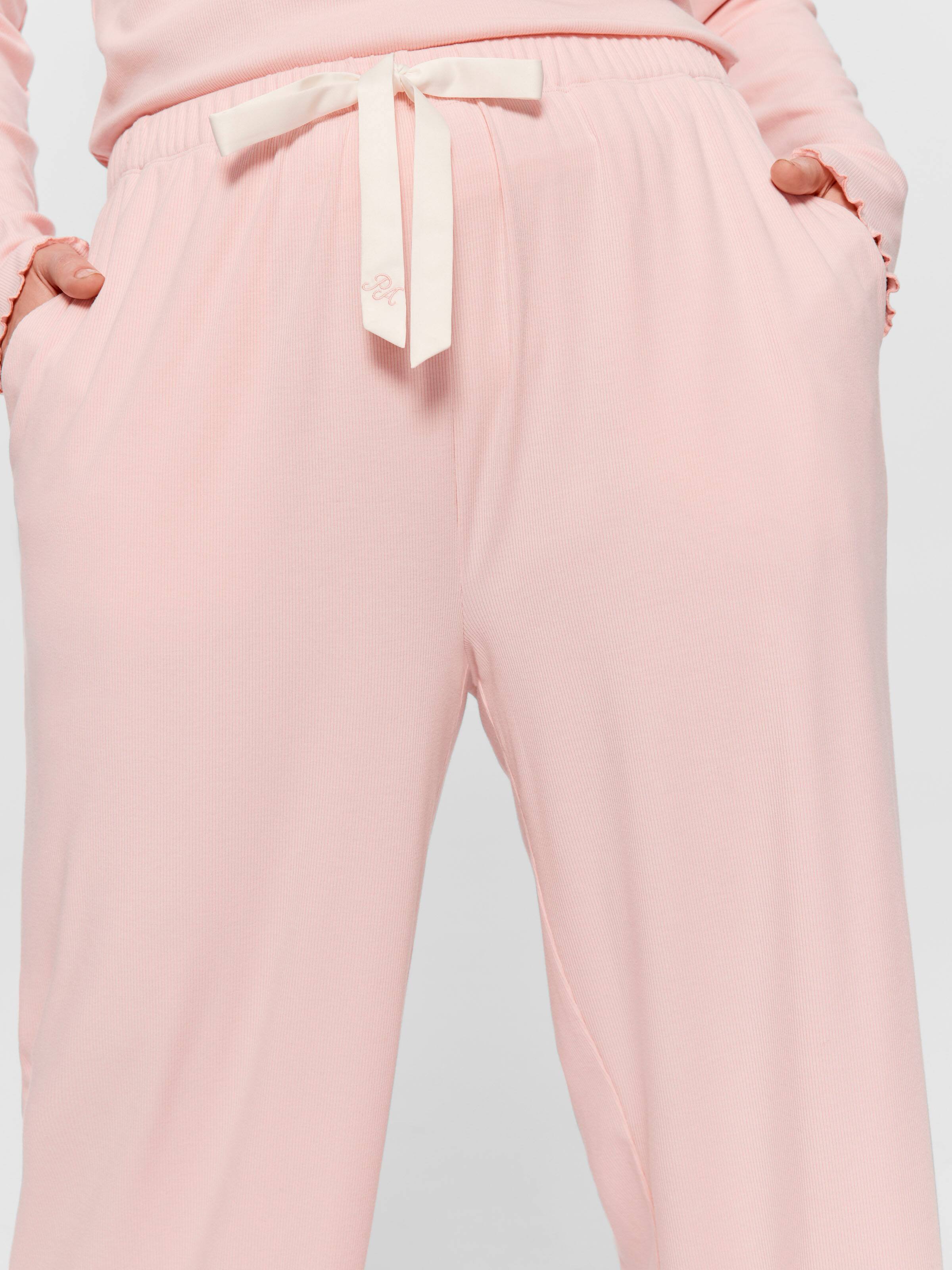 P.A. Plus Peachy Bamboo Rib Pj Bottom