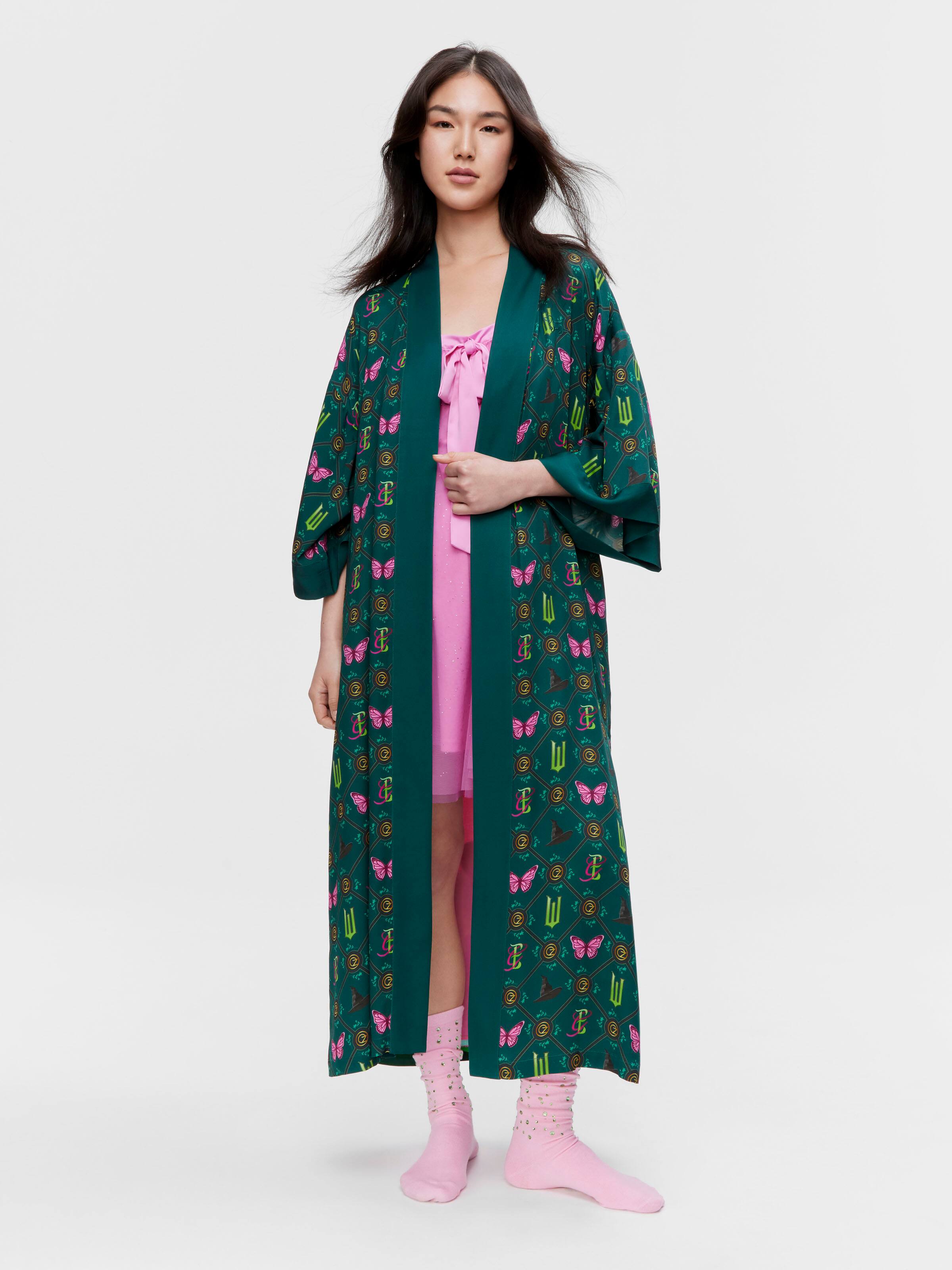 Wicked Long Kimono Dressing Gown