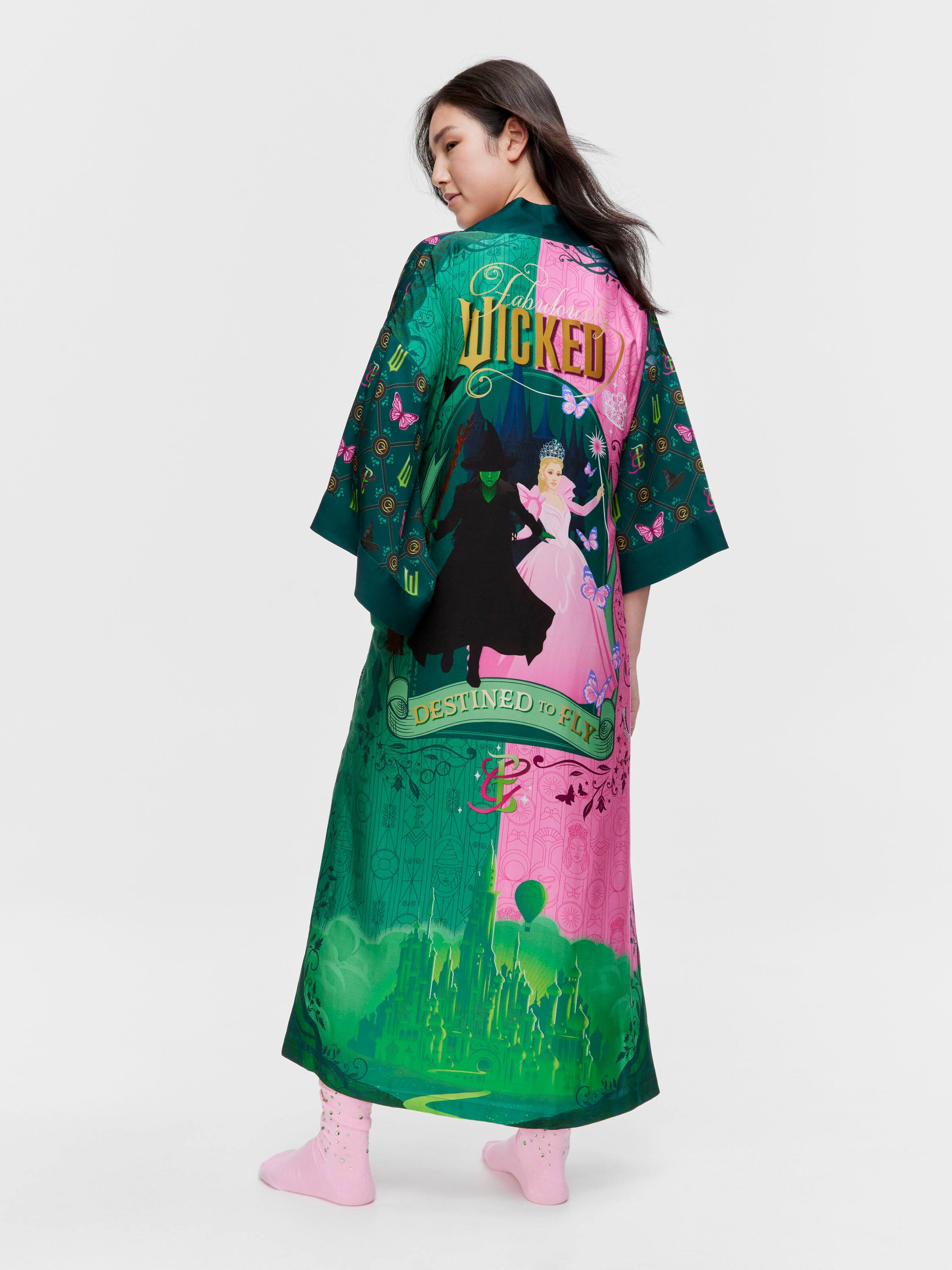 Wicked Long Kimono Dressing Gown