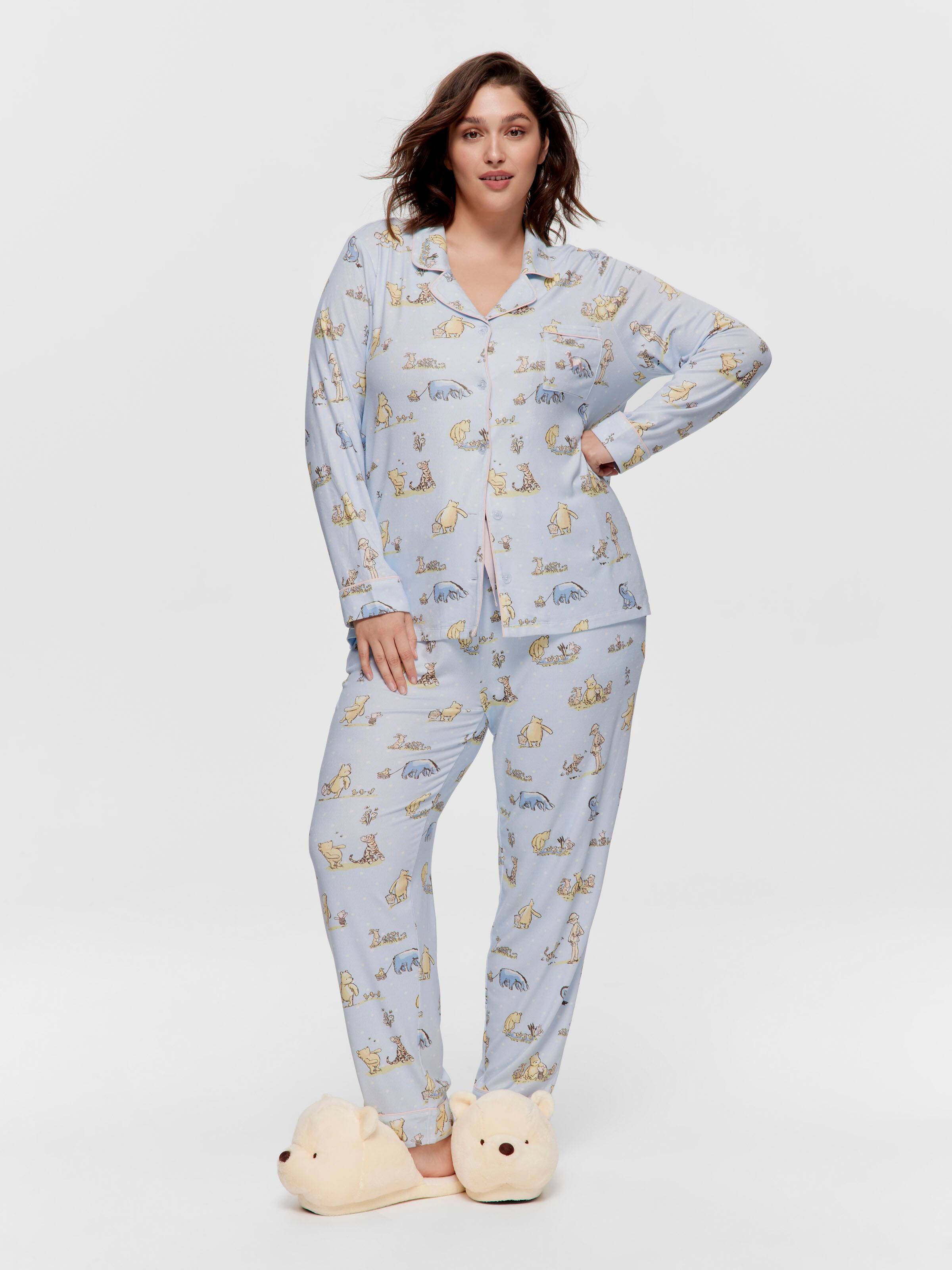P.A. Plus Winnie The Pooh Plush Pj Set