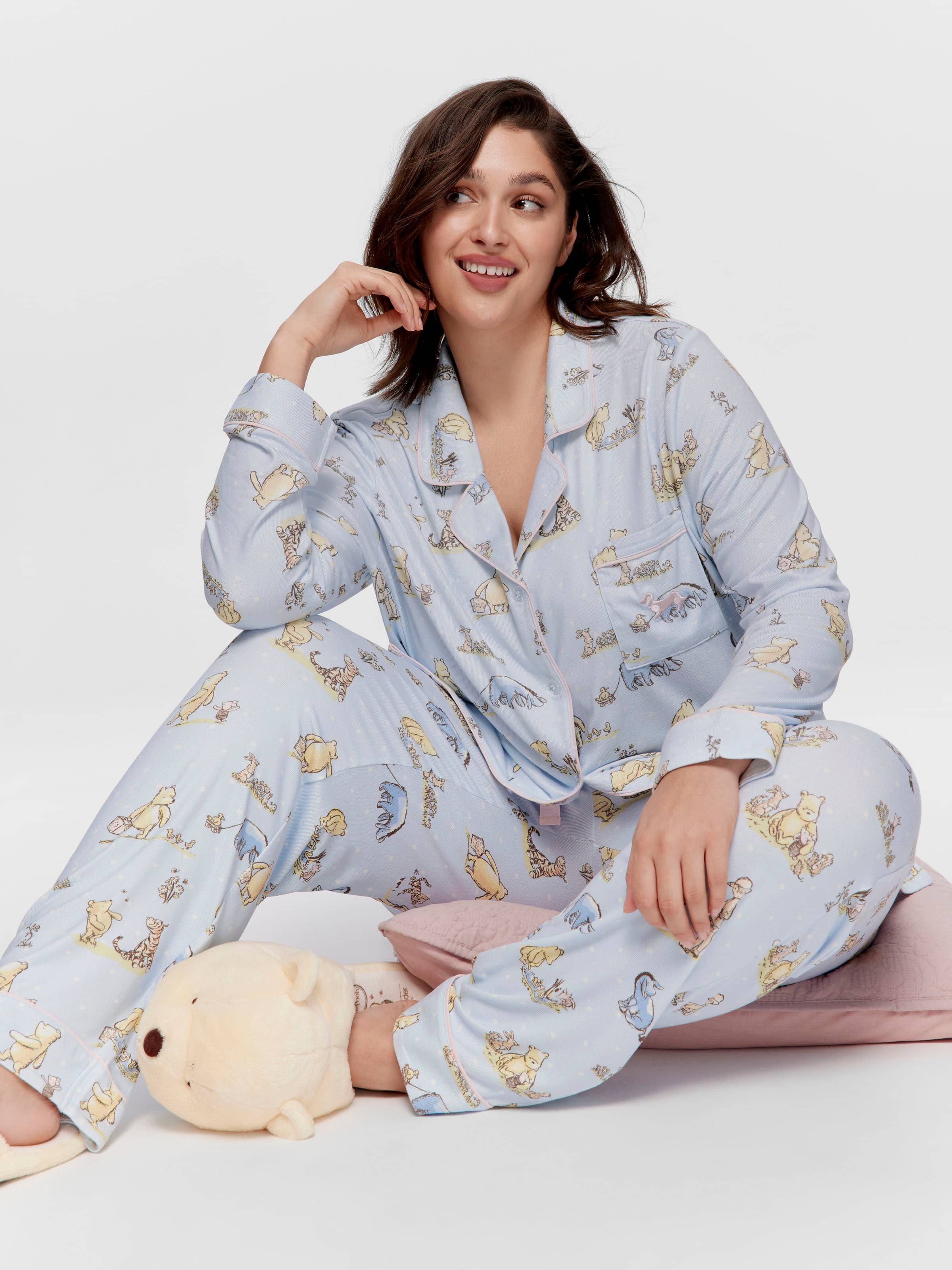 P.A. Plus Winnie The Pooh Plush Pj Set