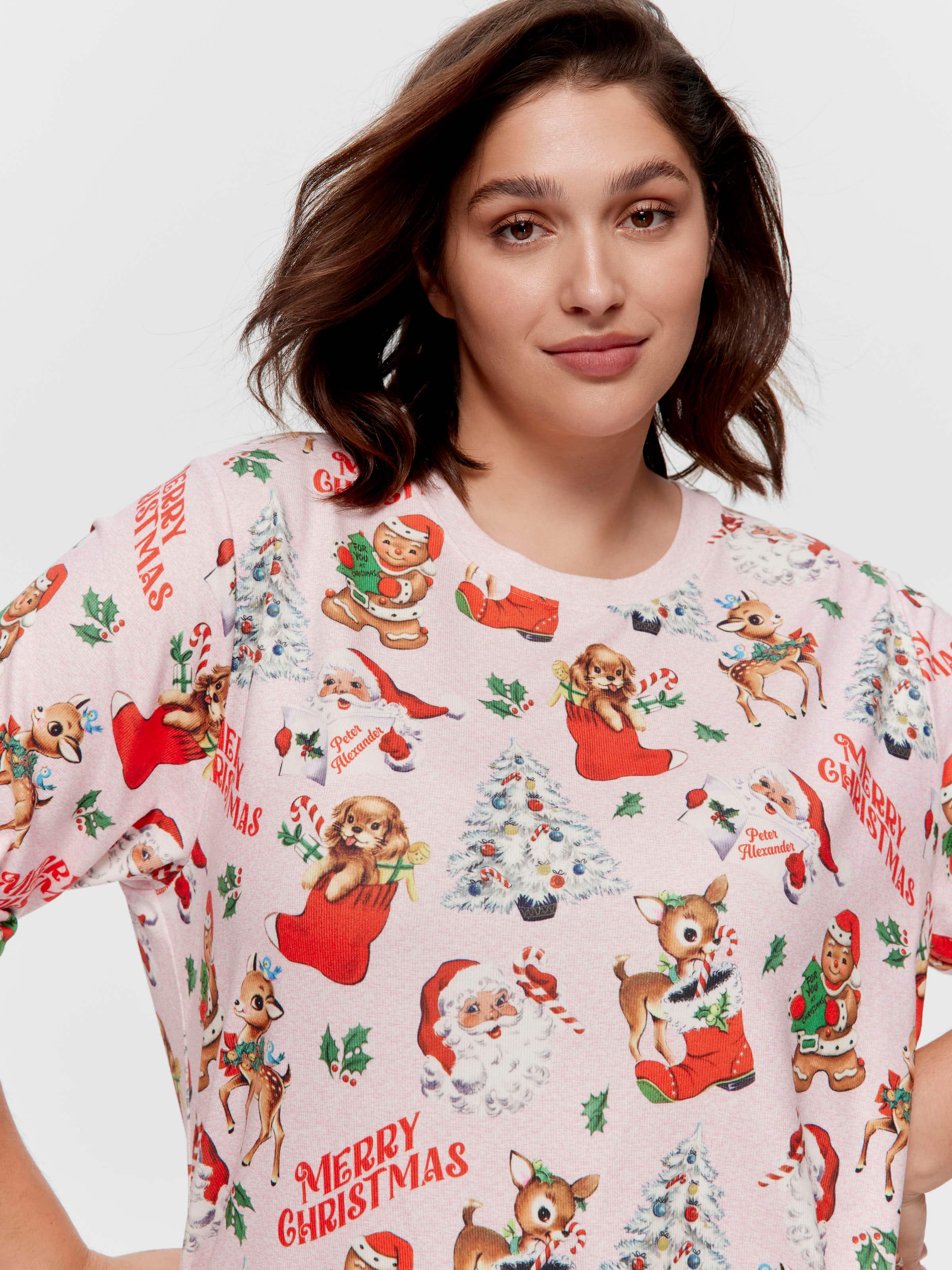 P.A. Plus Christmas Icons Plush Sweater Top