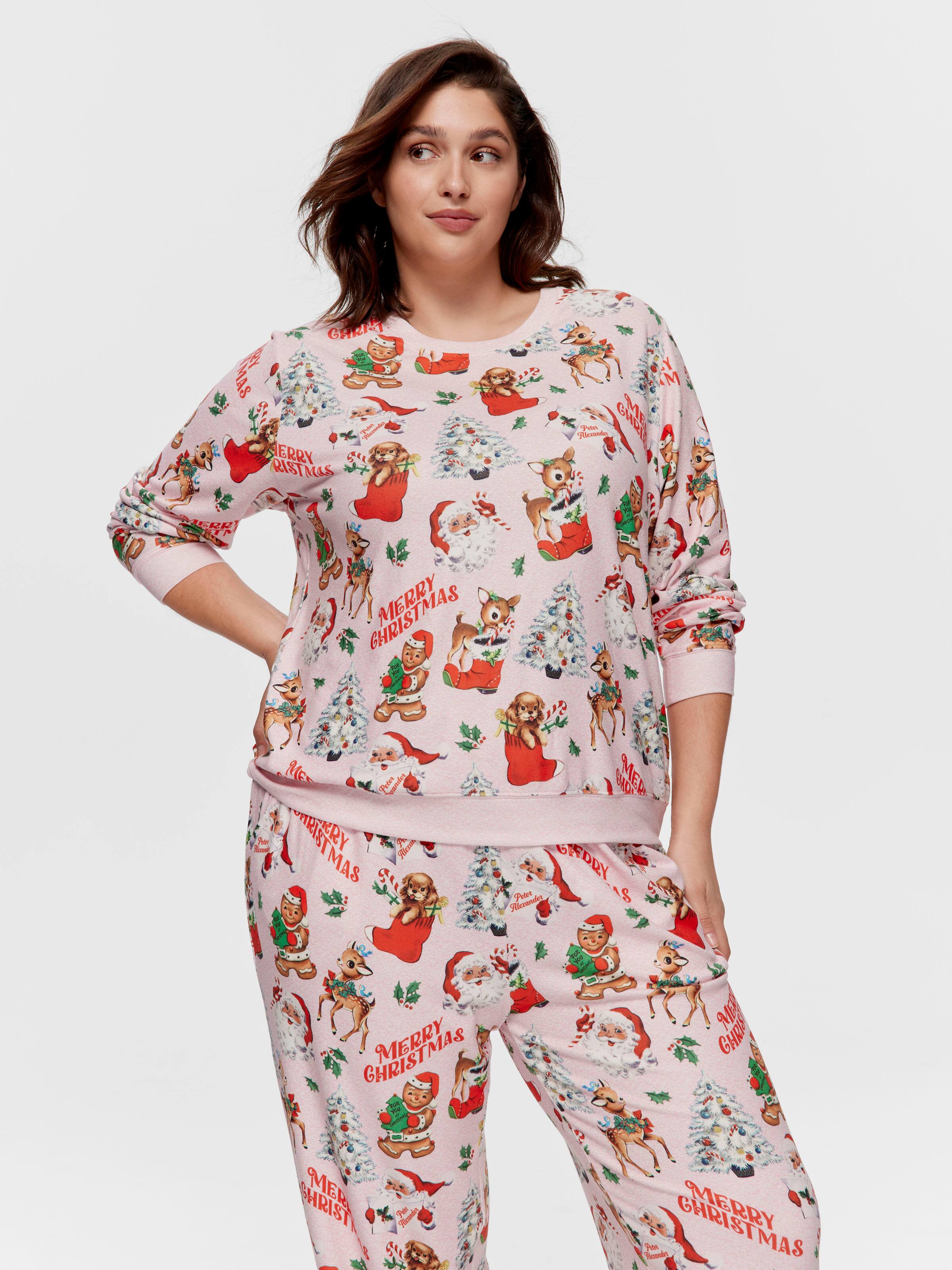 P.A. Plus Christmas Icons Plush Sweater Top